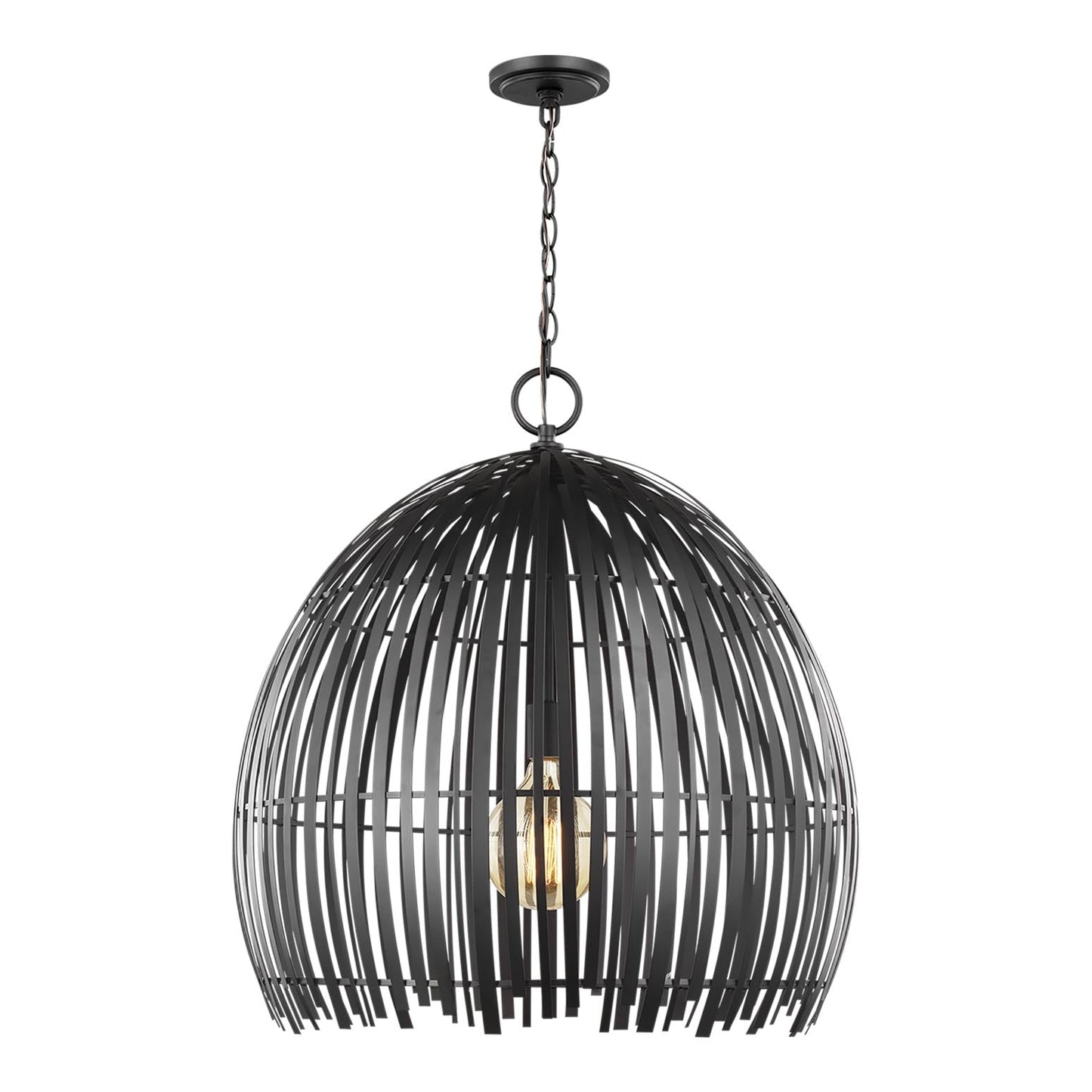 Hanalei Pendant Light in Midnight Black (Large).