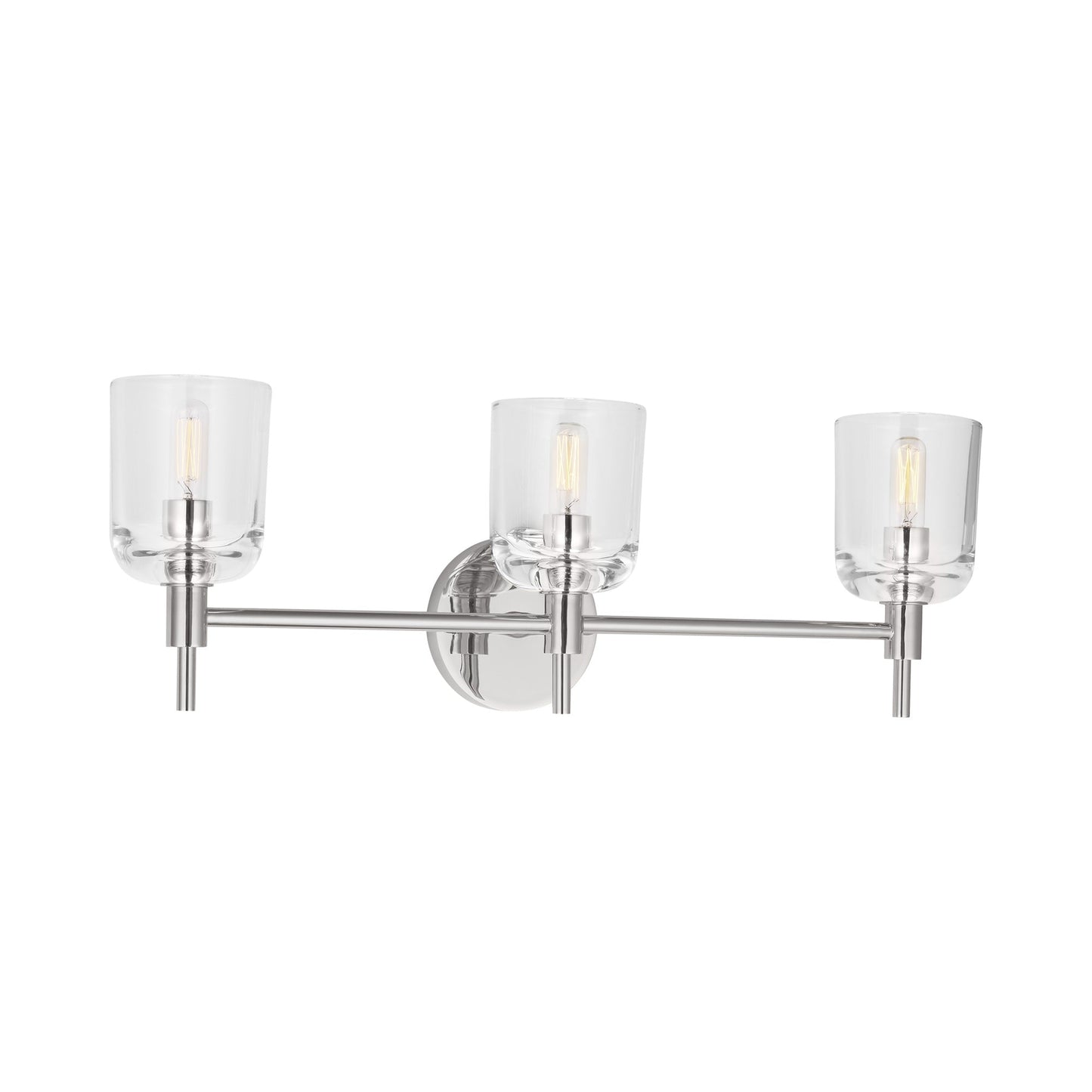 Hartley Bath Vanity Light in Polished Nickel (3-Light).
