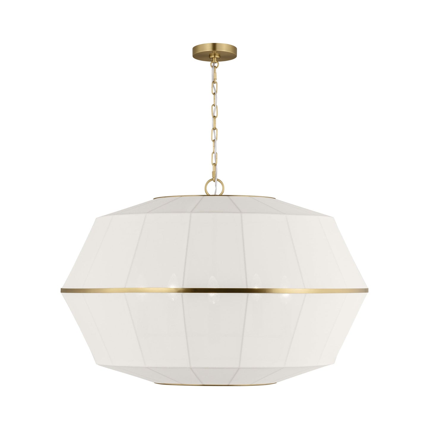 Hikari Chandelier in Burnished Brass (Wide).