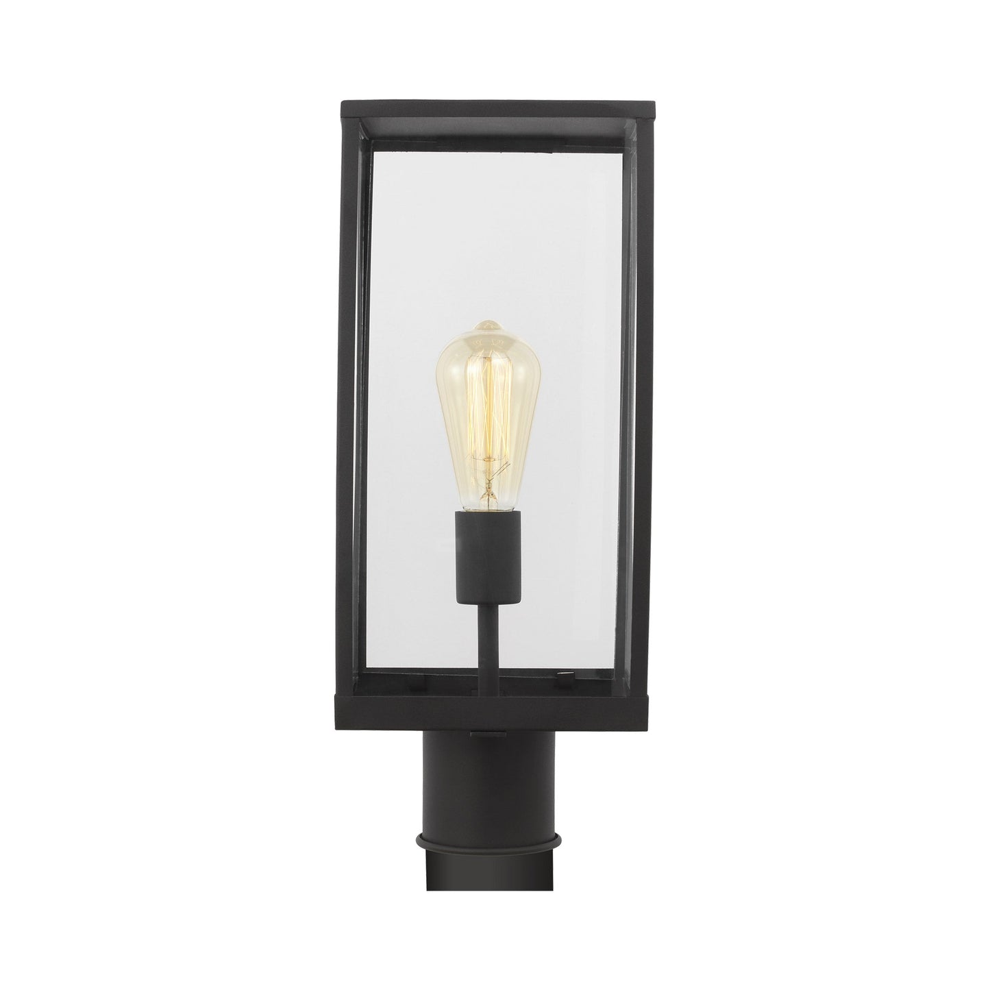 Howell Outdoor Post Light in Textured Black.