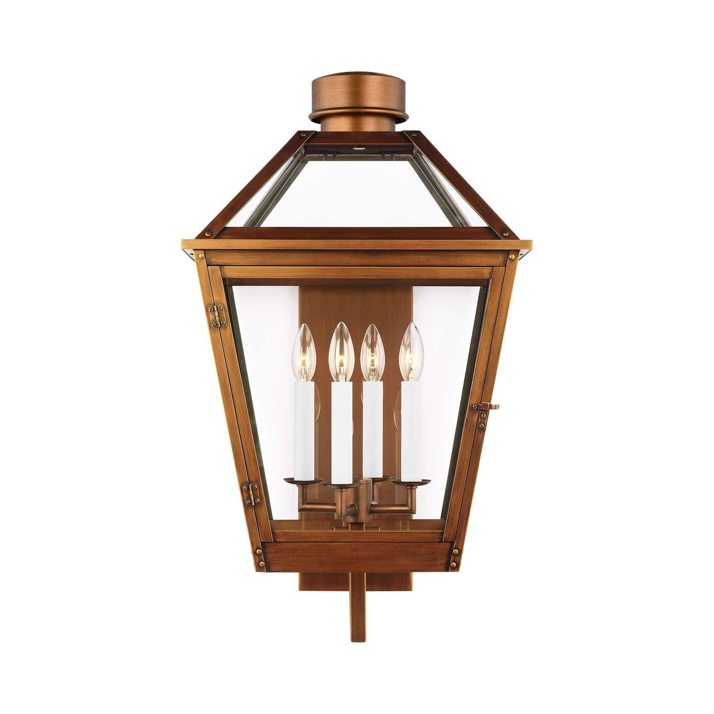 Hyannis Outdoor Wall Light in Natural Copper (X-Large).