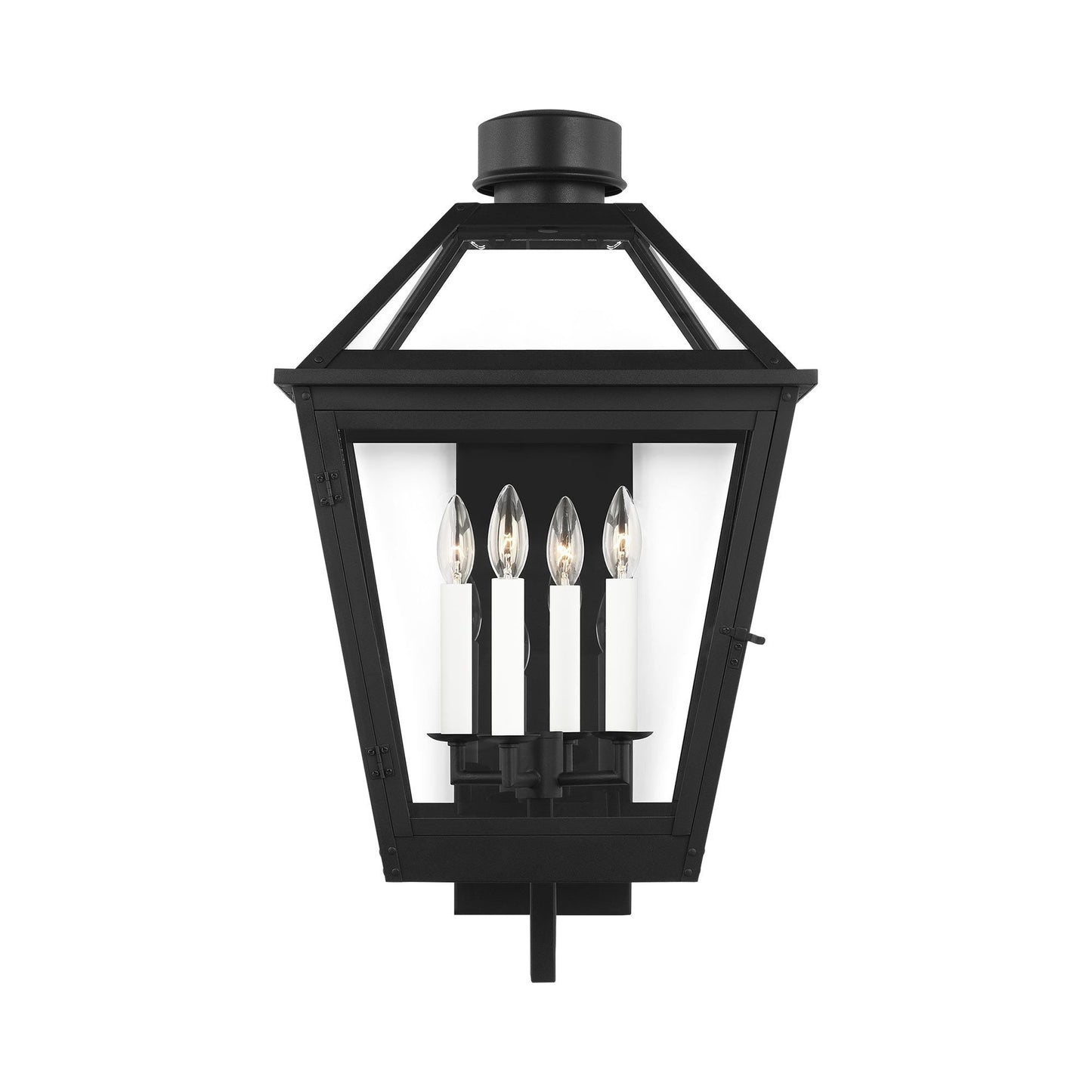 Hyannis Outdoor Wall Light in Textured Black (X-Large).