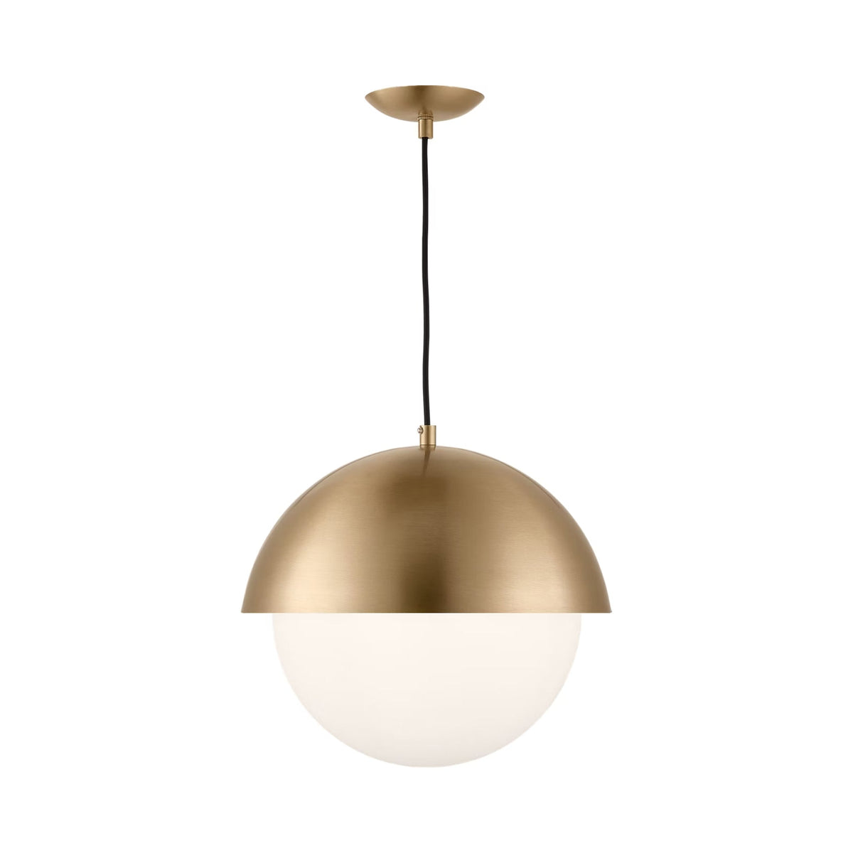 Hyde Pendant Light in Satin Brass (Large).