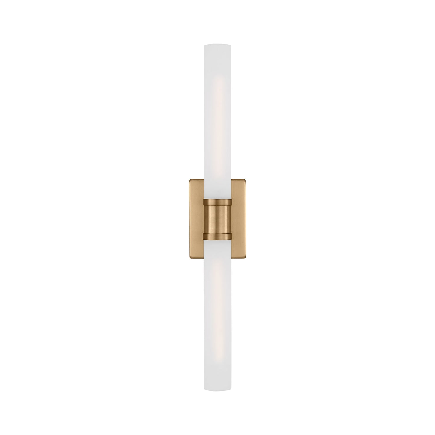 Keaton Bath Wall Light in Satin Brass (Large).