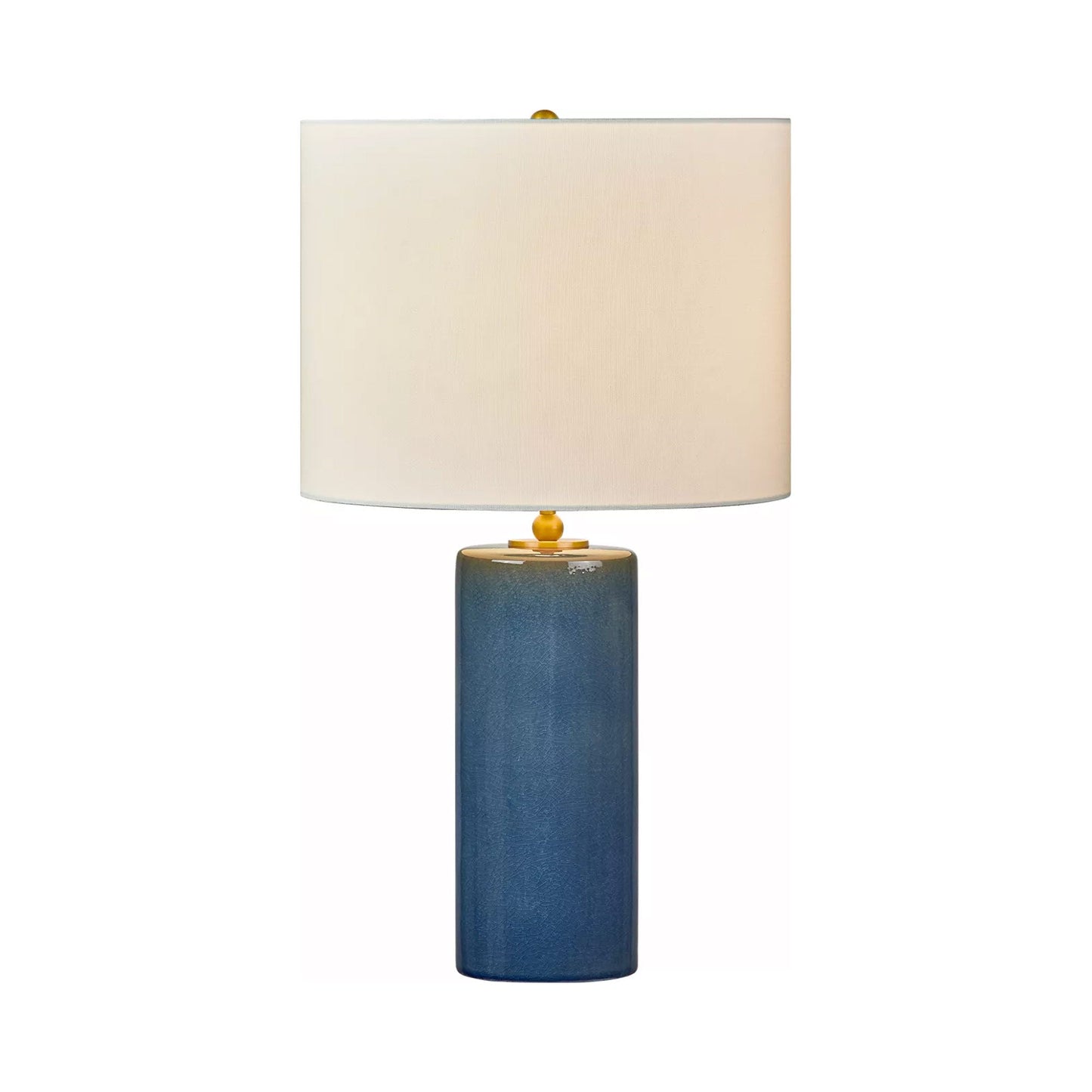 Lauren Table Lamp in Deep Ocean Crackle.