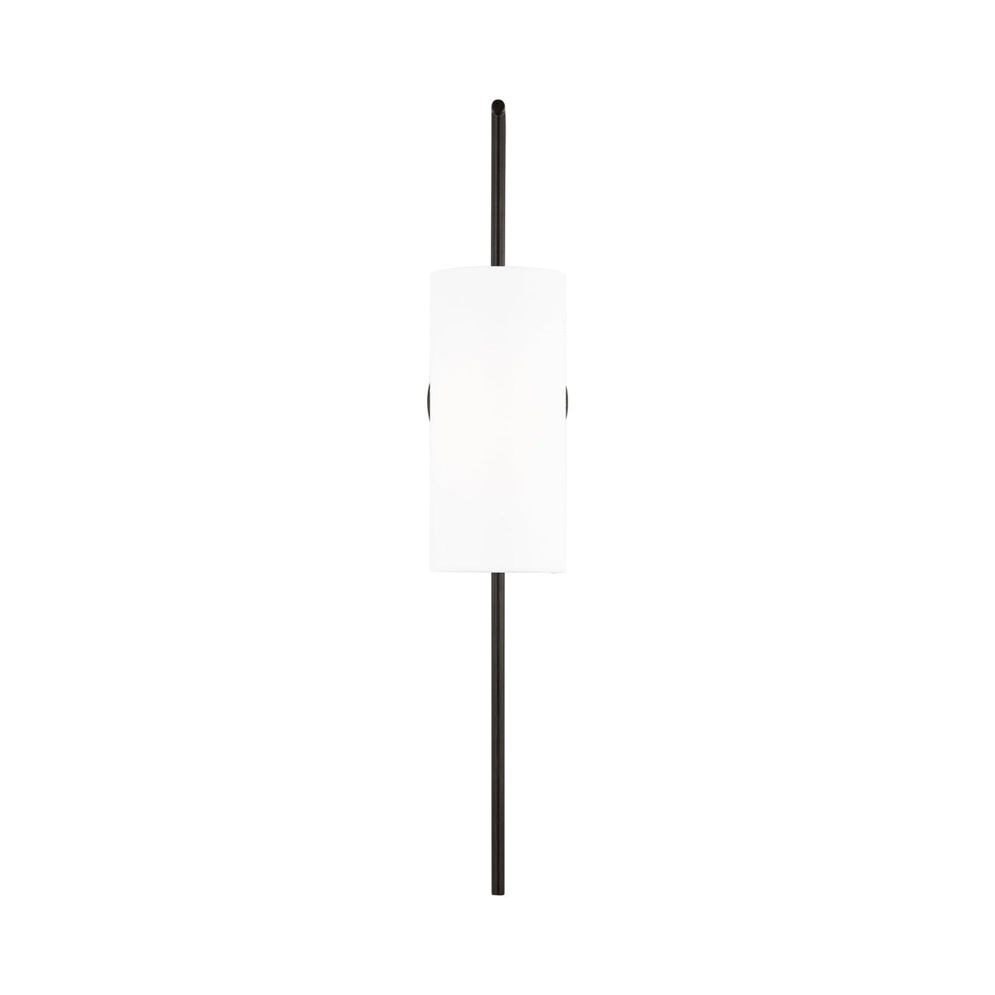 Lowell Bath Wall Light in Aged Iron.