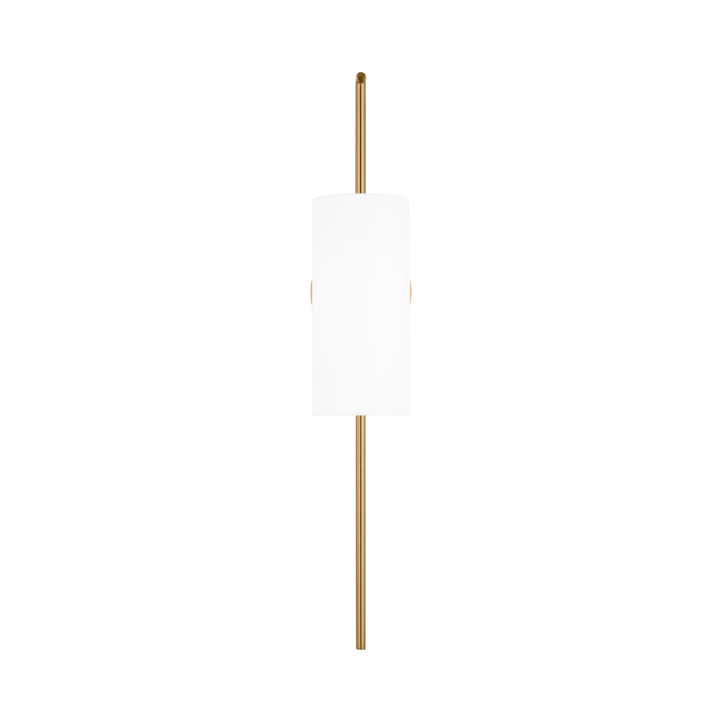Lowell Bath Wall Light in Brushed Brass.