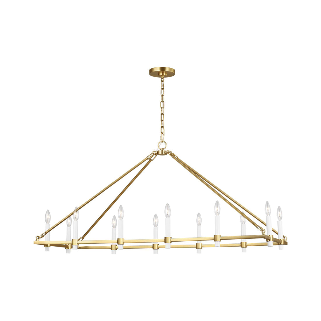Marston Linear Chandelier in Detail.
