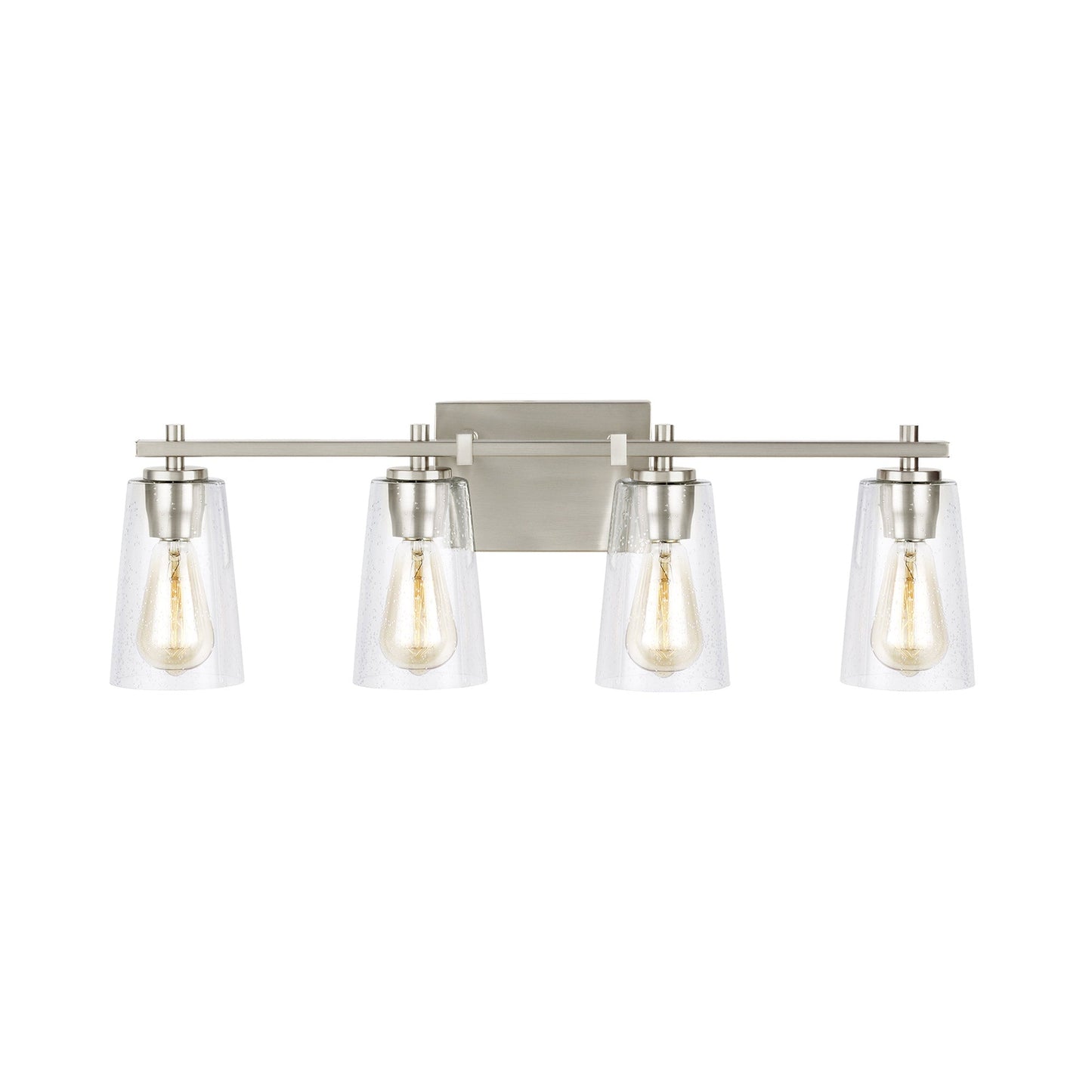 Mercer Bath Vanity Light in Satin Nickel (4-Light).