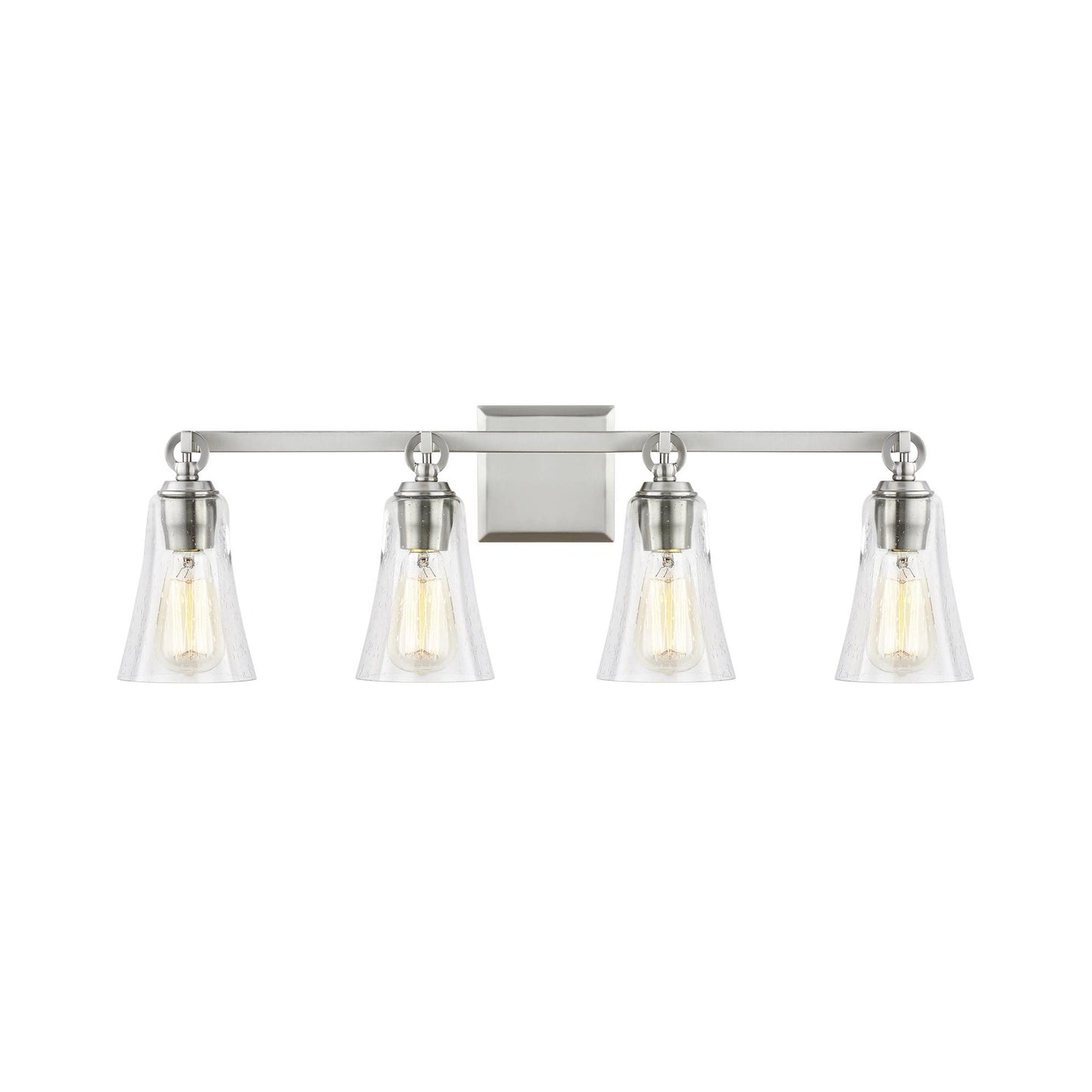 Monterro Bath Vanity Light in Satin Nickel (4-Light).