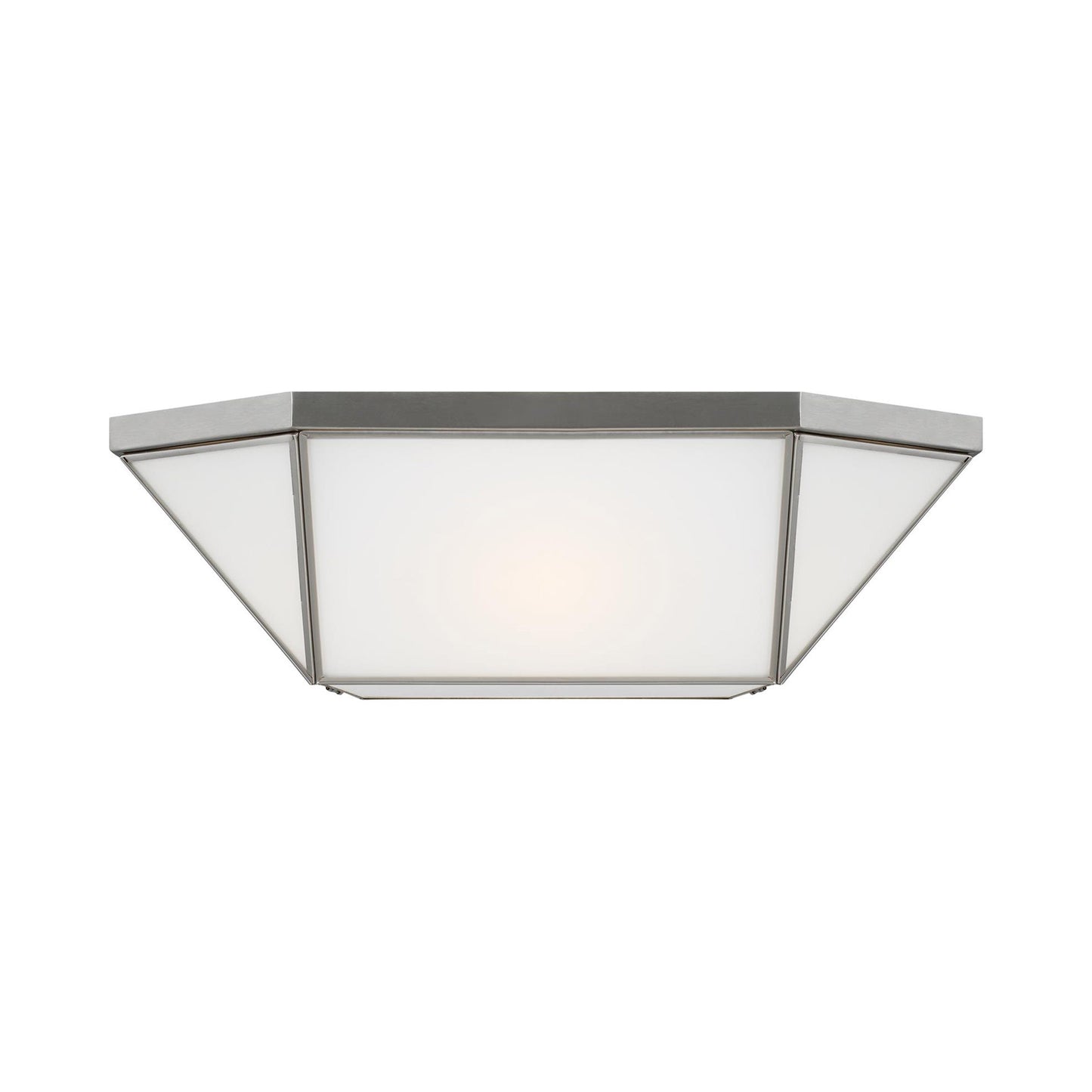 Morrison Flush Mount Ceiling Light in Burnished Nickel (4-Light).