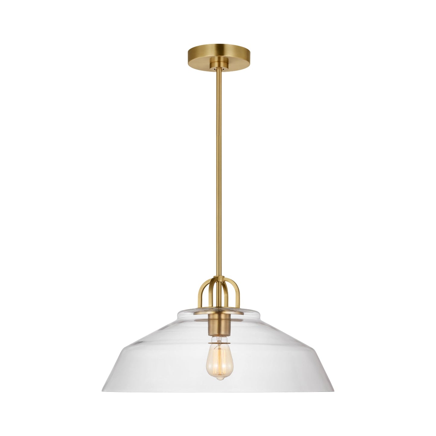Payton Pendant Light in Satin Brass (Large).