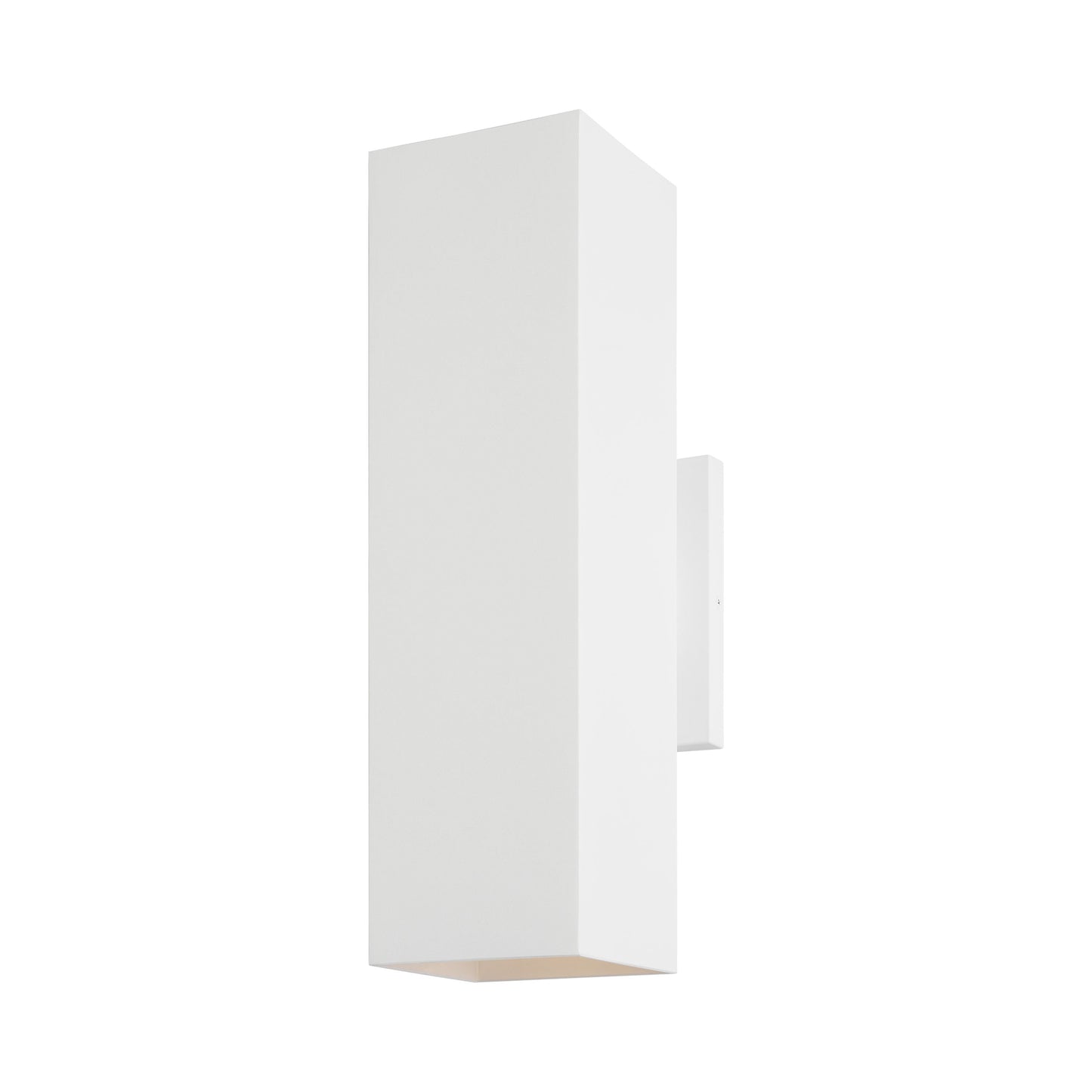Pohl Outdoor Two Light Wall Light in Textured White (Large).