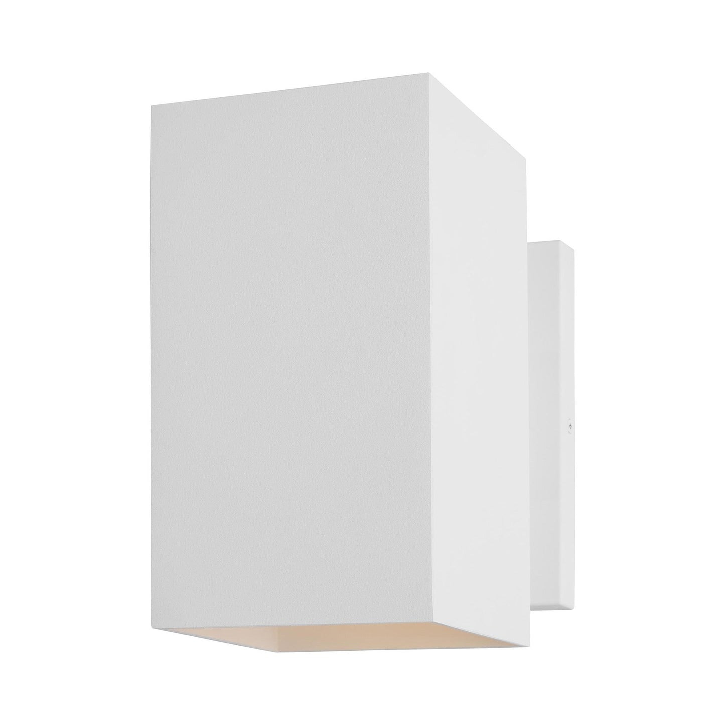 Pohl Outdoor Wall Light in Textured White (Large).