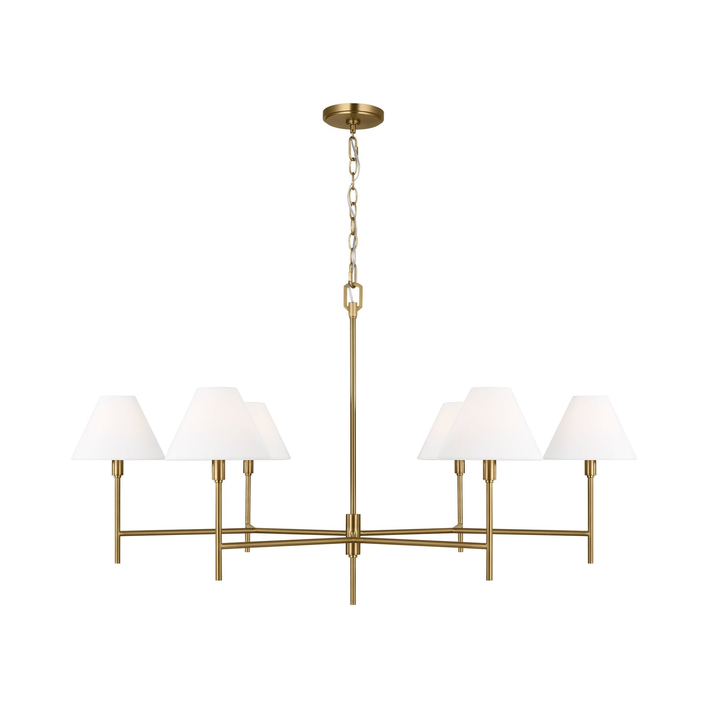 Ridgewood Chandelier in Burnished Brass (X-Large).