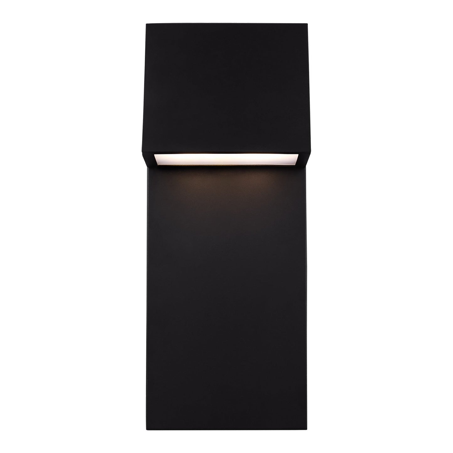 Rocha Outdoor LED Wall Light in Black (X-Large).