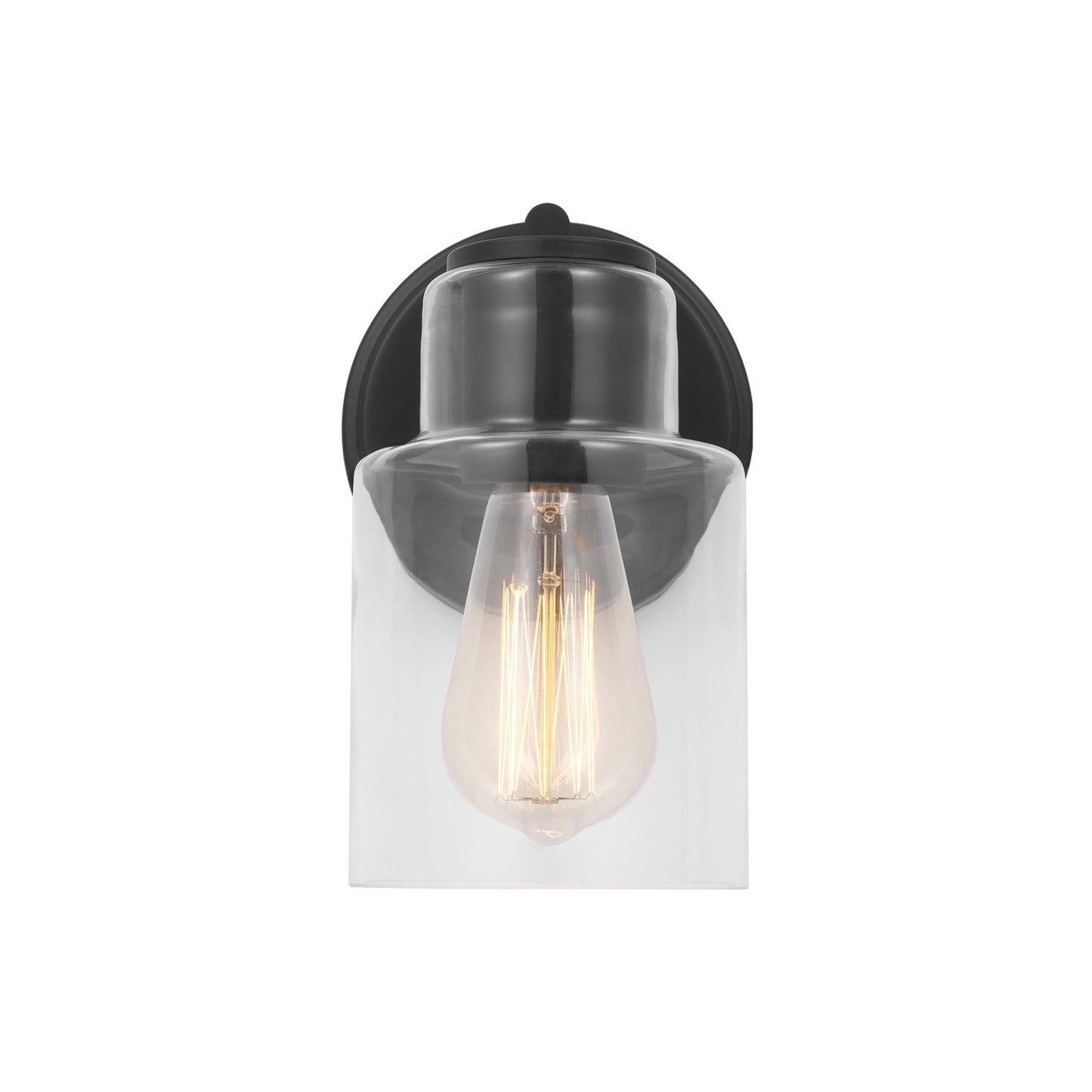 Sayward Wall Light in Midnight Black.