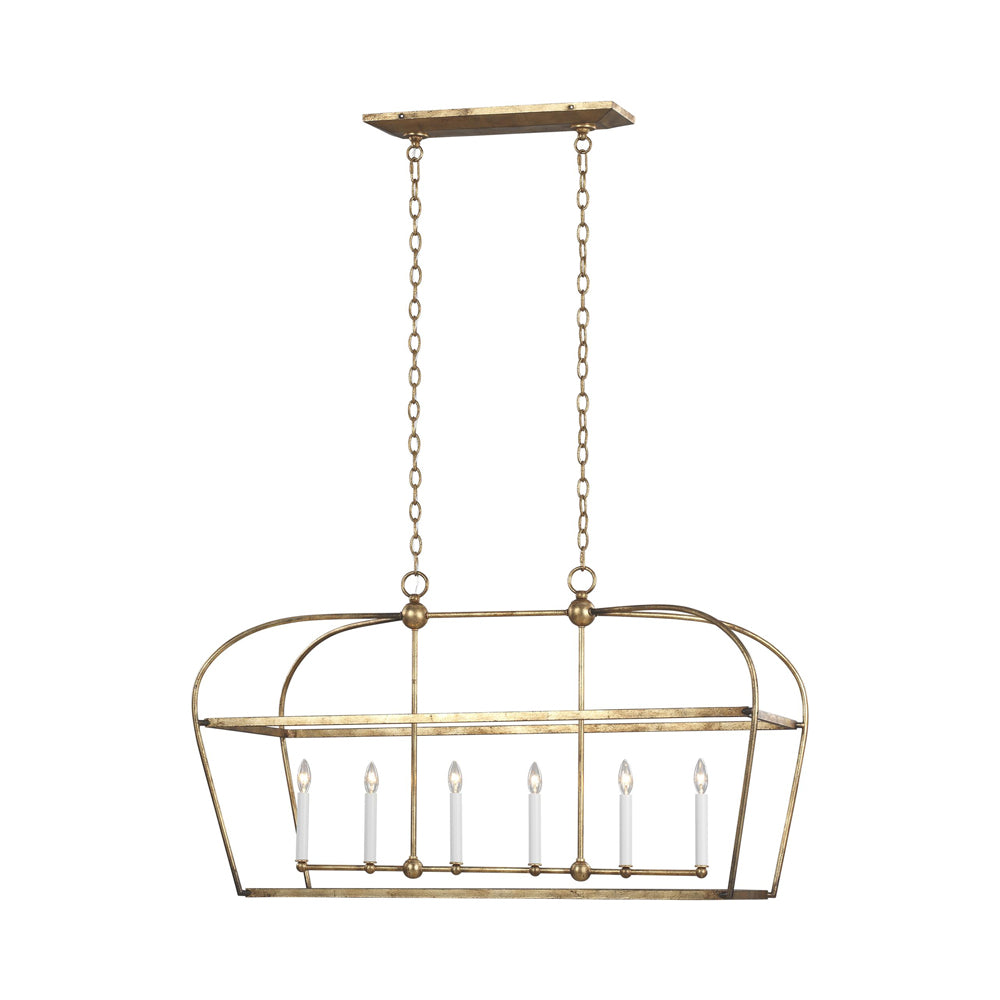 Stonington Linear Chandelier in Detail.