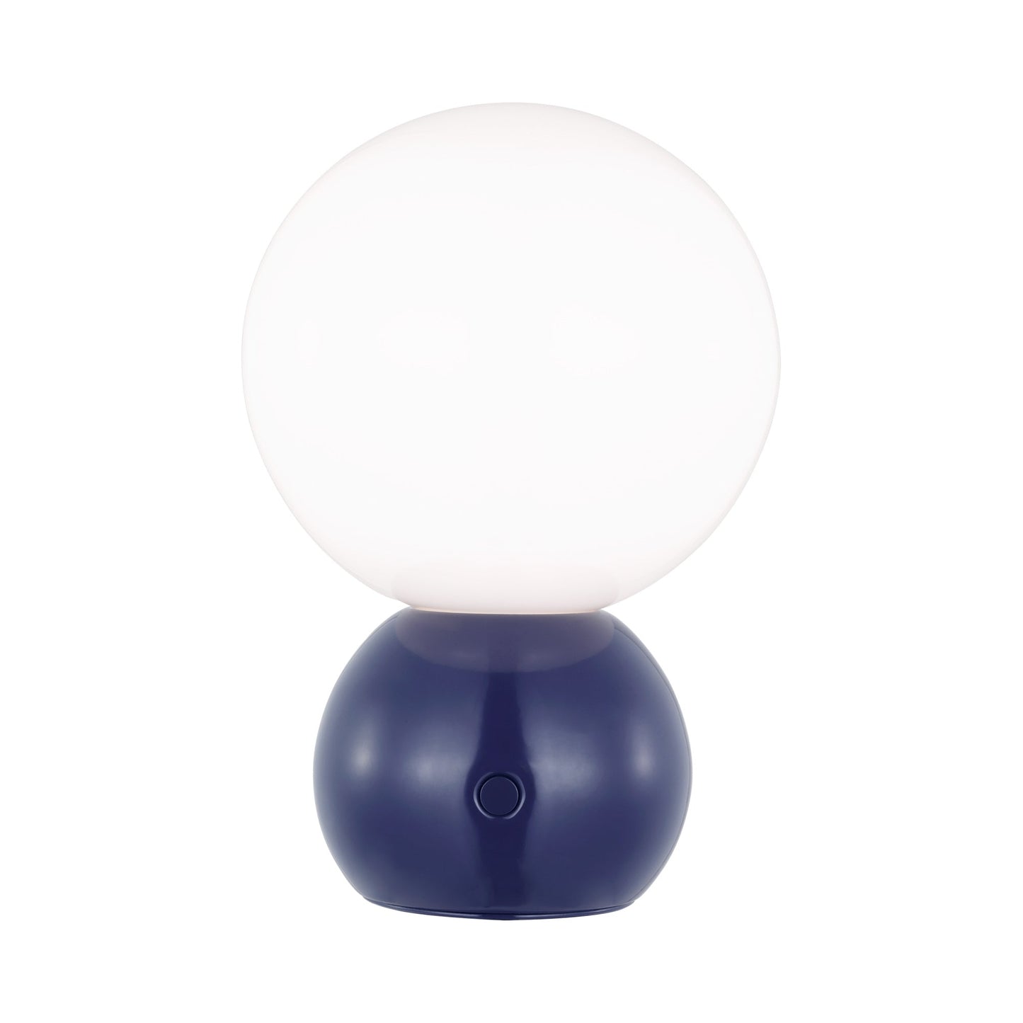 Suki Rechargeable Mini LED Table Lamp in Navy.