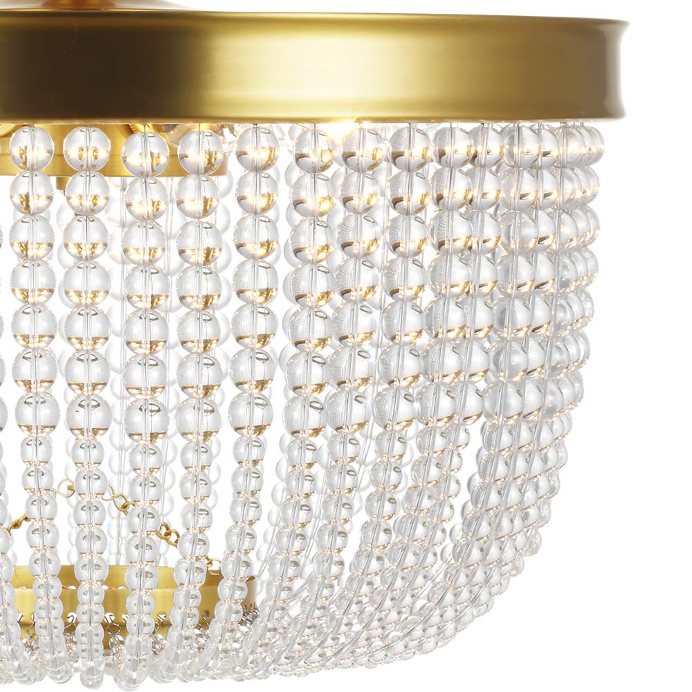 Summerhill Semi-Flush Mount Ceiling Light in Detail.