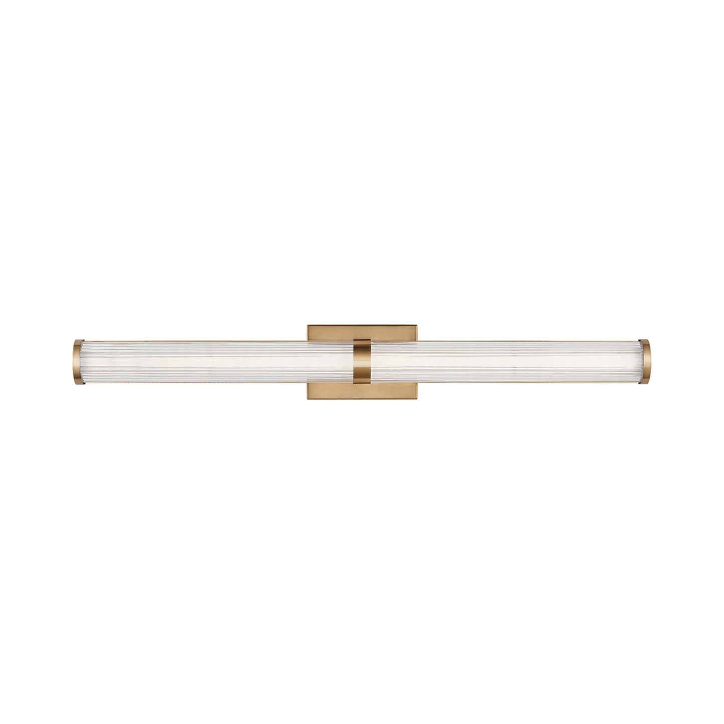 Syden LED Bath Wall Light in Satin Brass (Large).