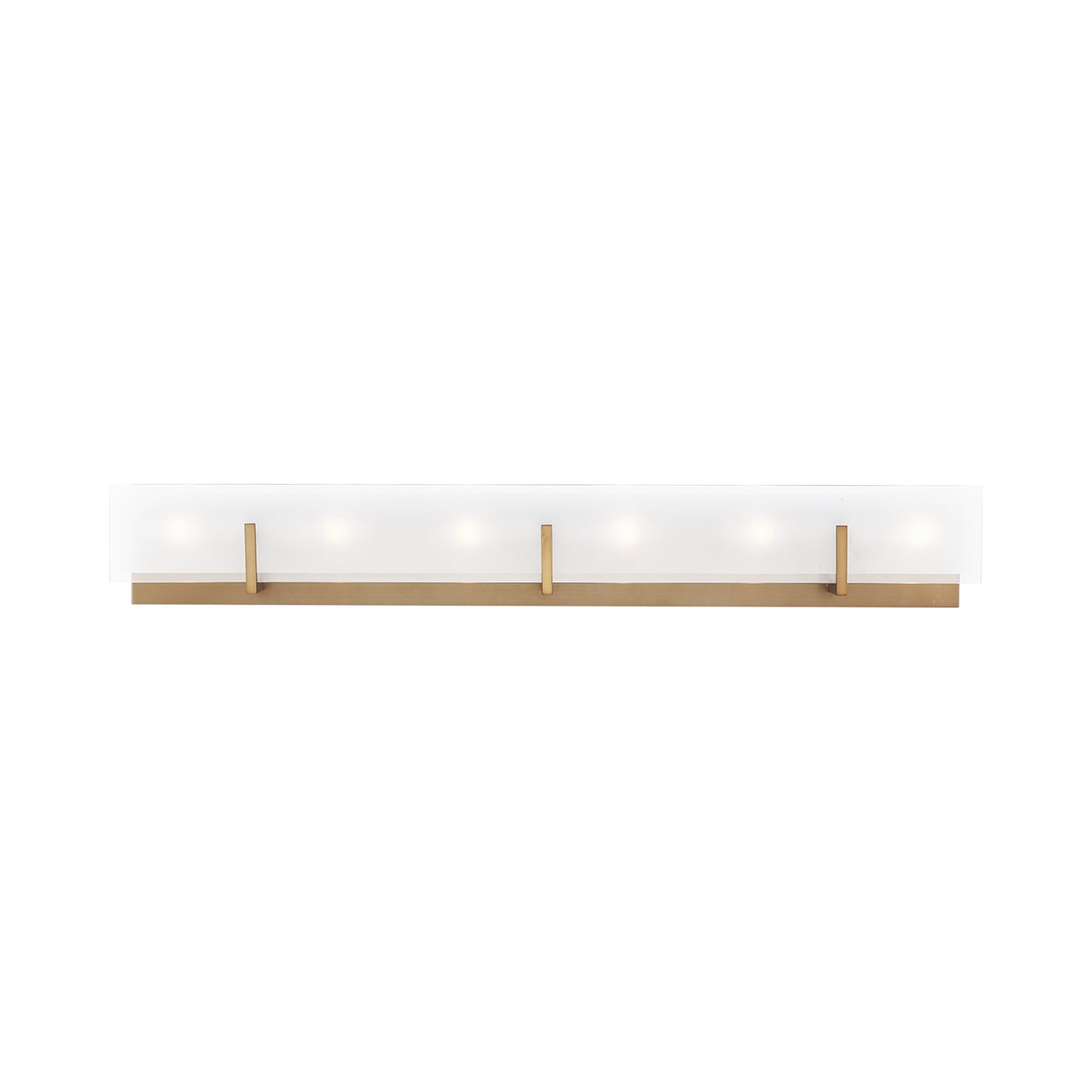 Syll Bath Wall Light in Satin Brass (6-Light).