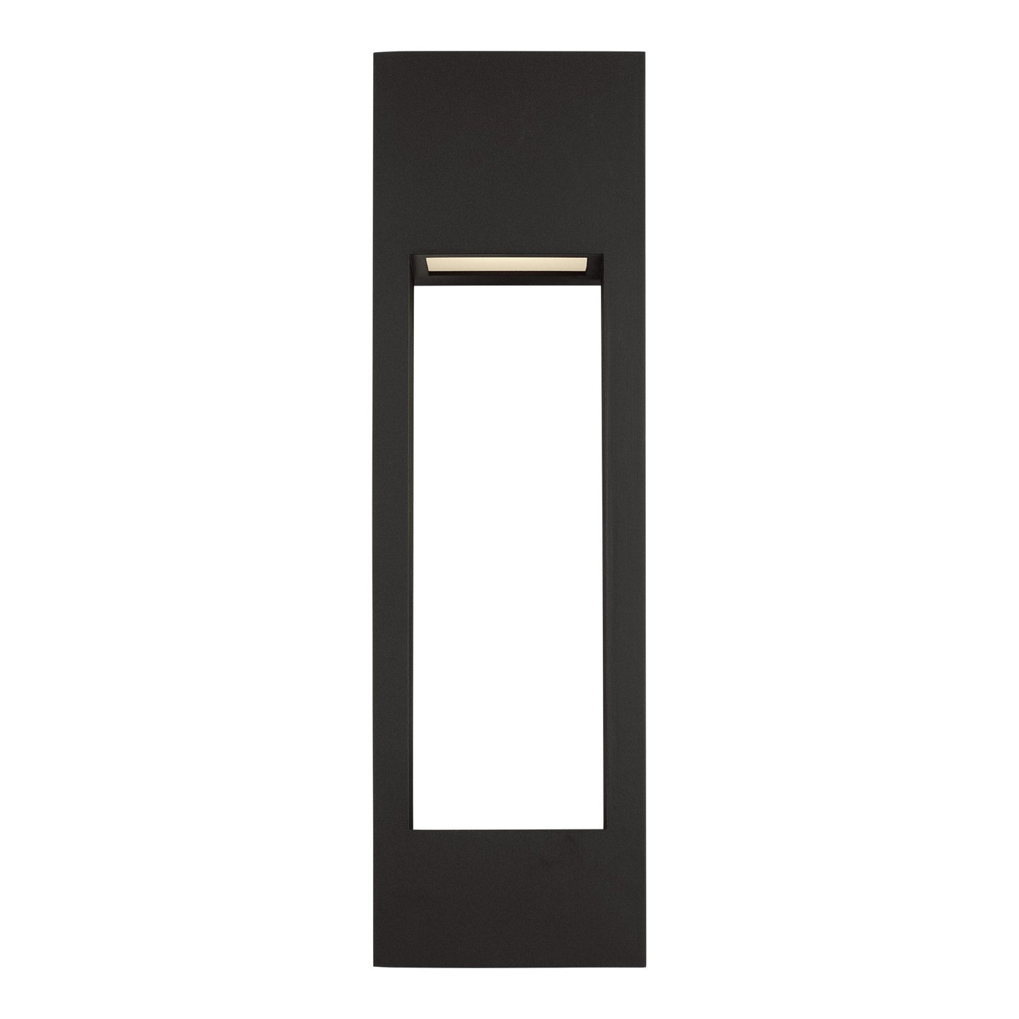 Testa Outdoor LED Wall Light in Black (X-Large).