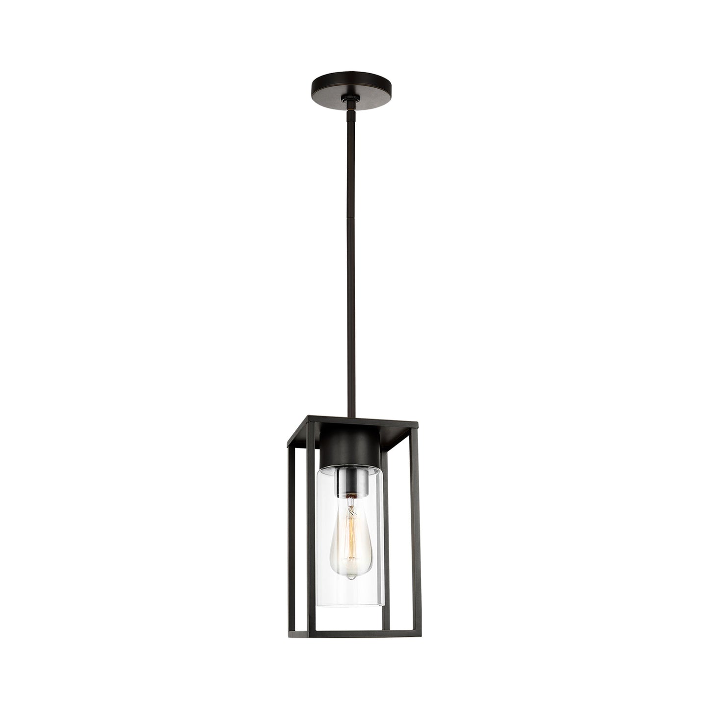 Vado Outdoor Pendant Light in Antique Bronze.