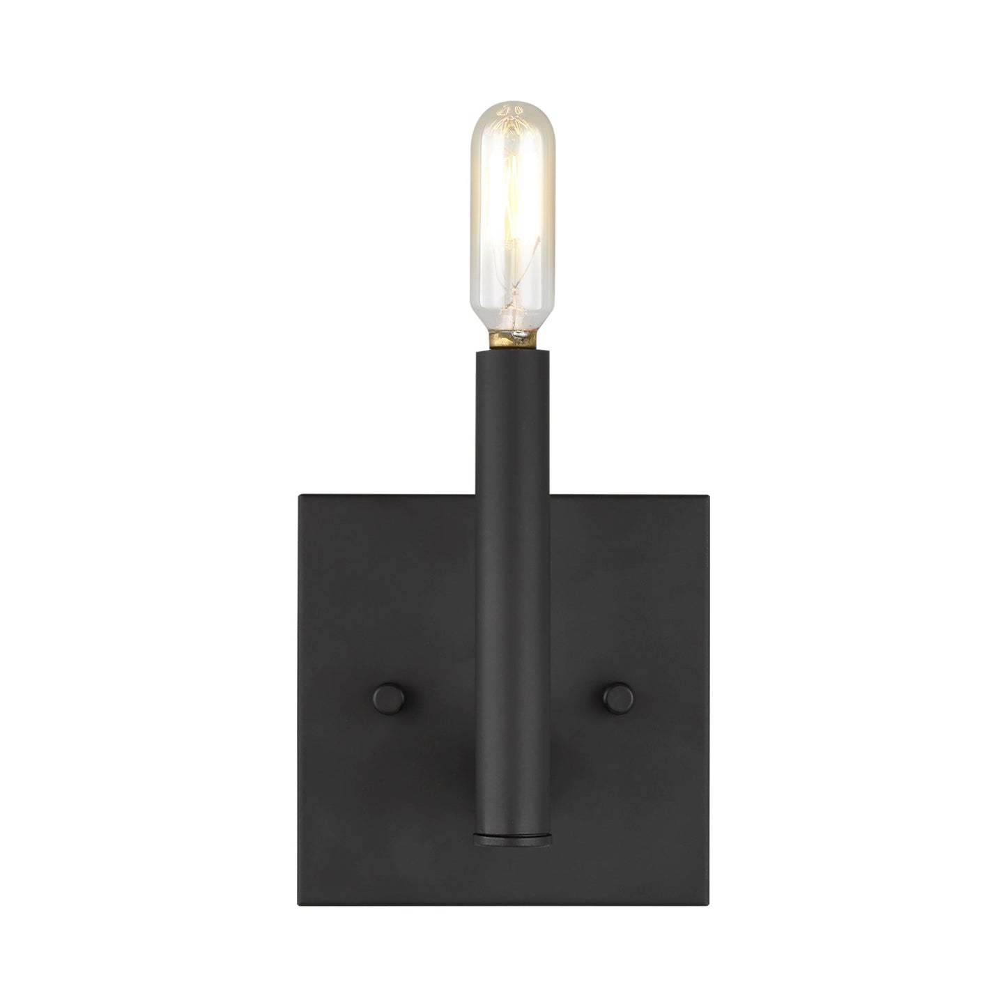 Vector Bath Wall Light in Midnight Black.
