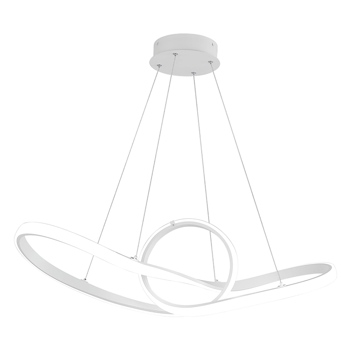 Vornado LED Chandelier in White (35-Inch).