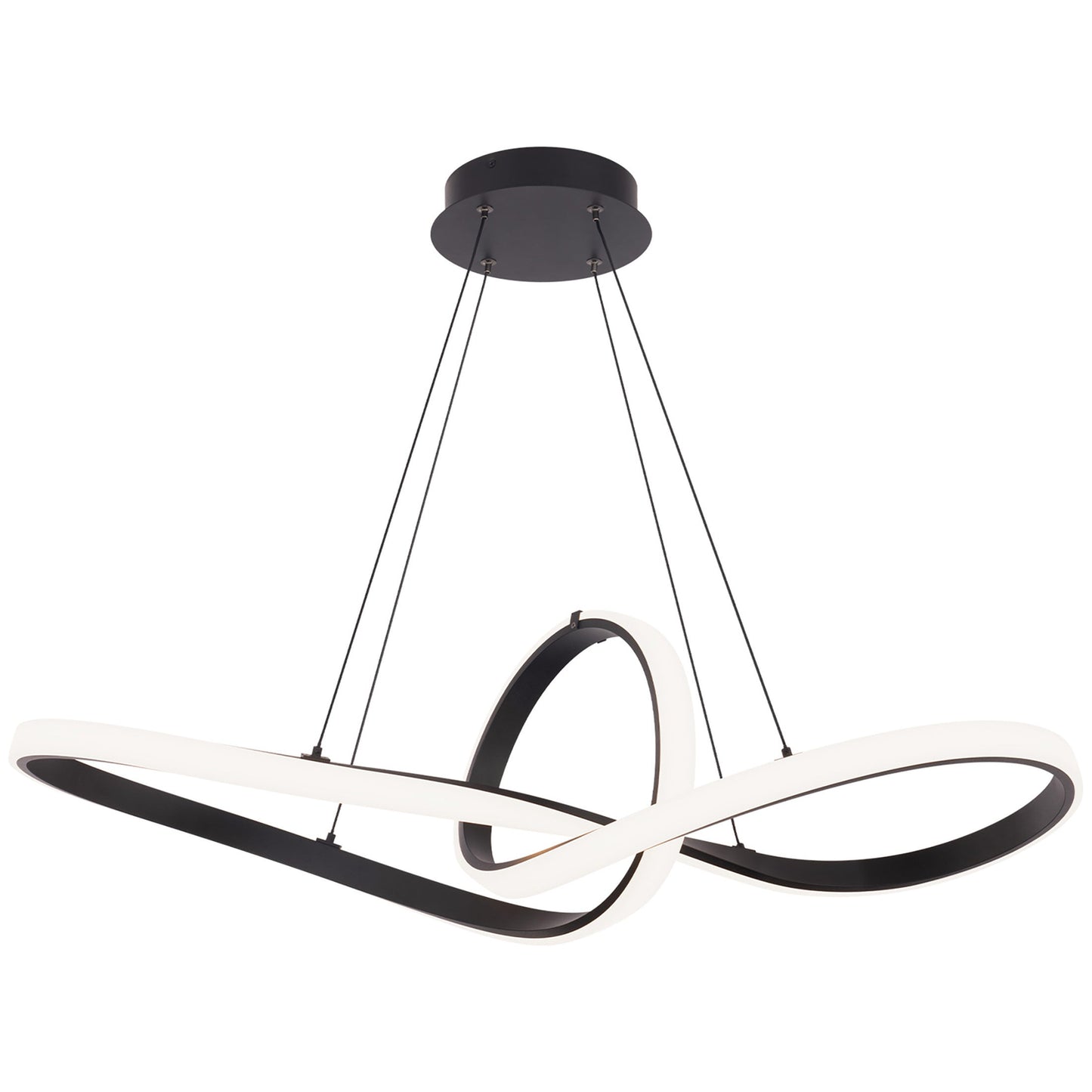 Vornado LED Chandelier in Black (35-Inch).