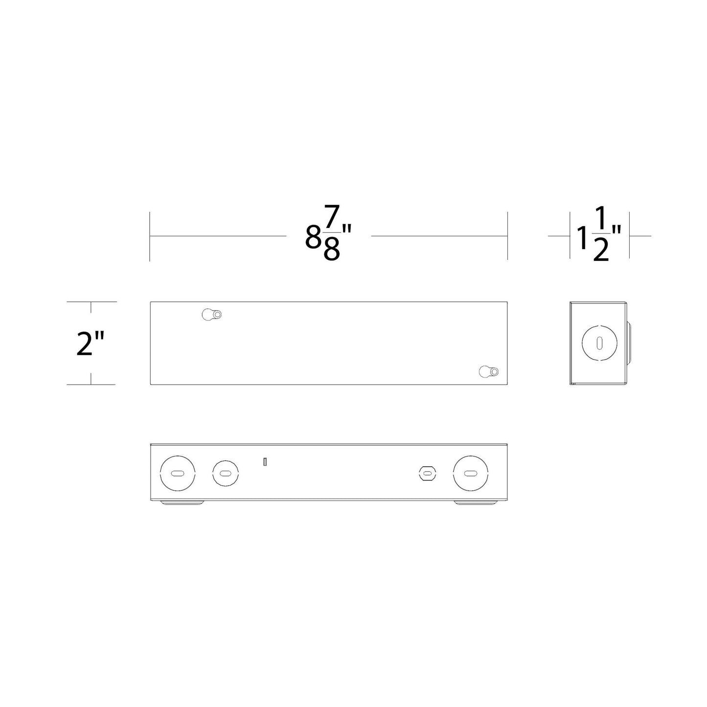 Aether Atomic Remote Power Supply - line drawing.