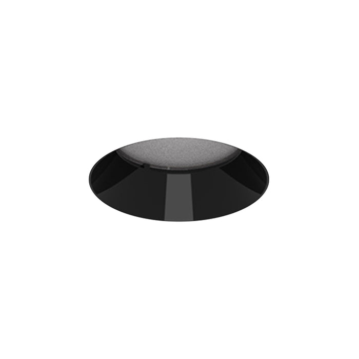 Aether Atomic Round Downlight Recessed Light in Black.