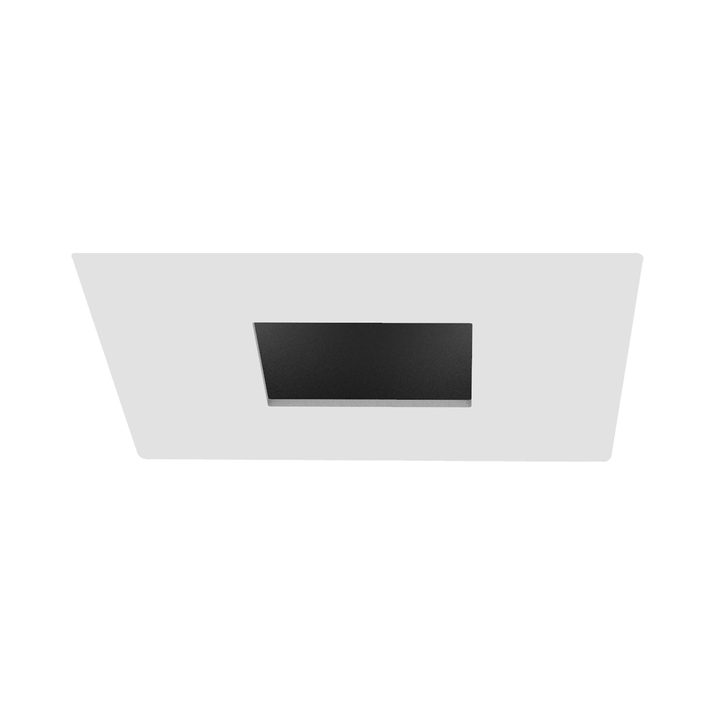 Aether Atomic Square Pinhole LED Recessed Trim in White.