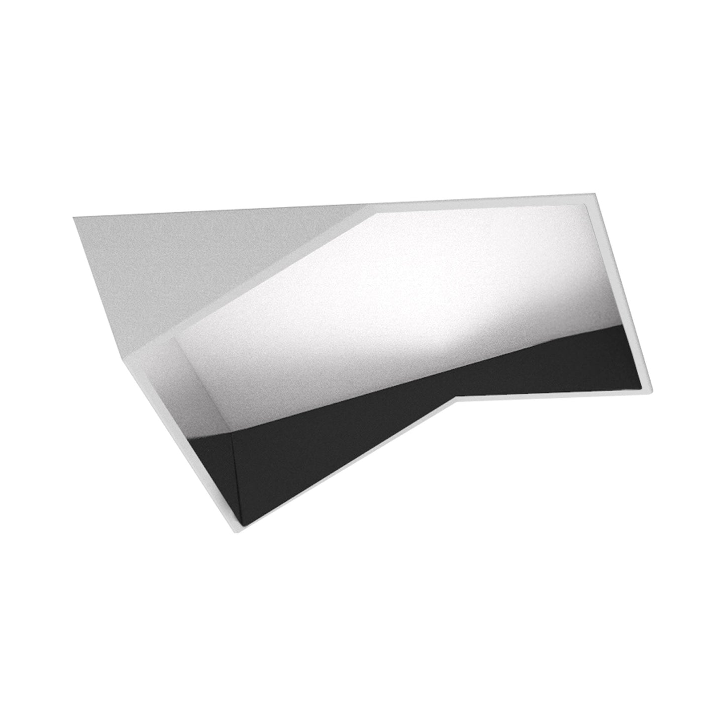 Aether Atomic Square Wall Wash Trimless LED Recessed Trim in White.