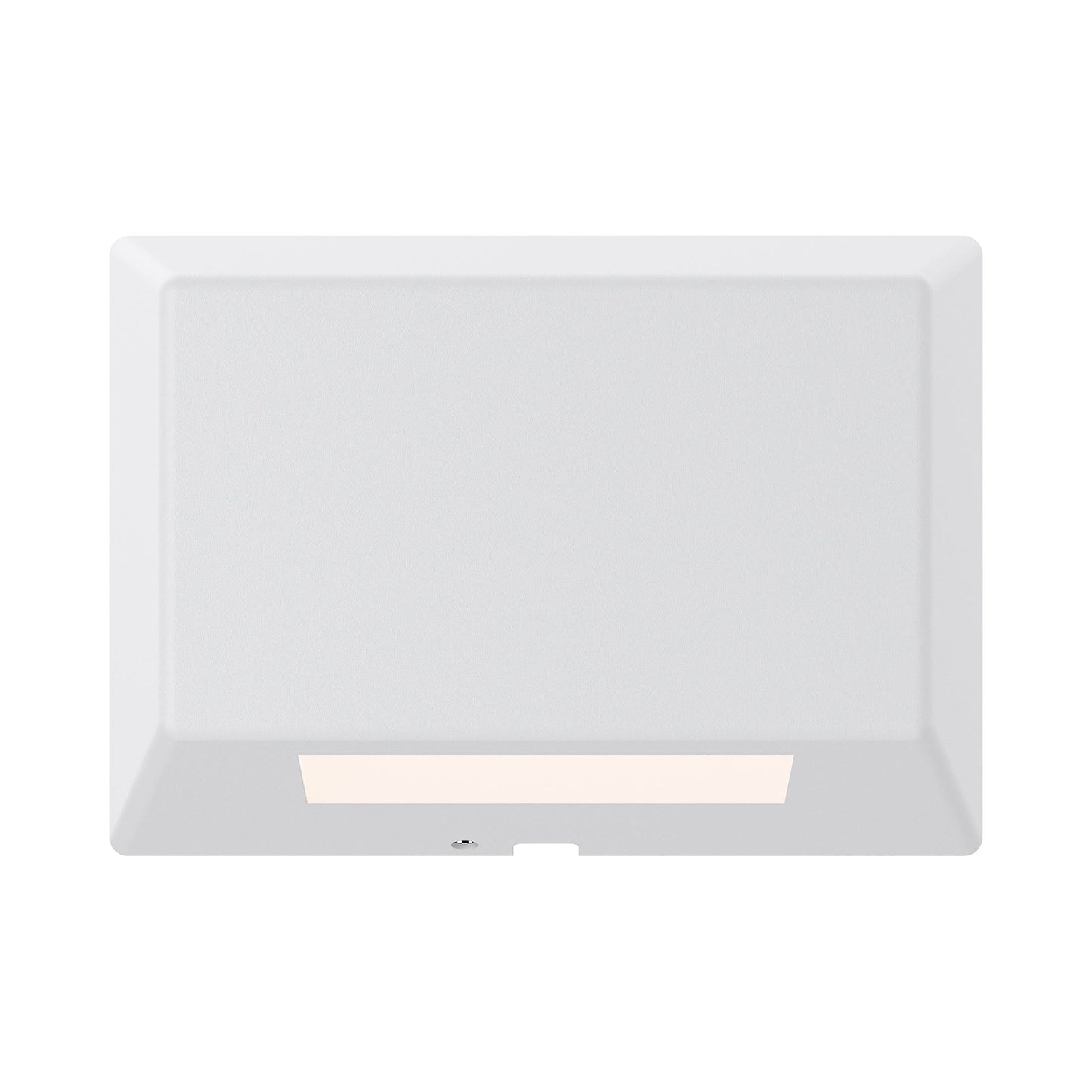 Colorscaping 3051 Outdoor LED Deck Light in White on Aluminum.