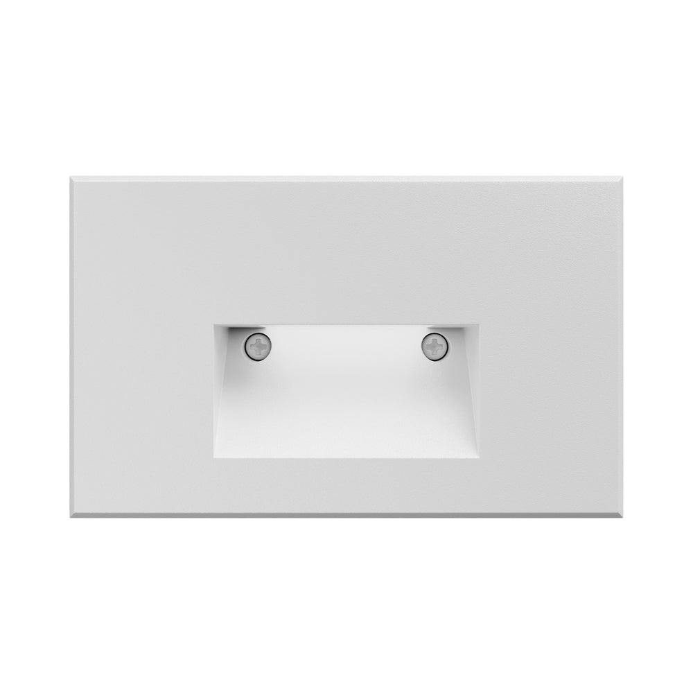 Colorscaping Horizontal Outdoor LED Step Light in White.