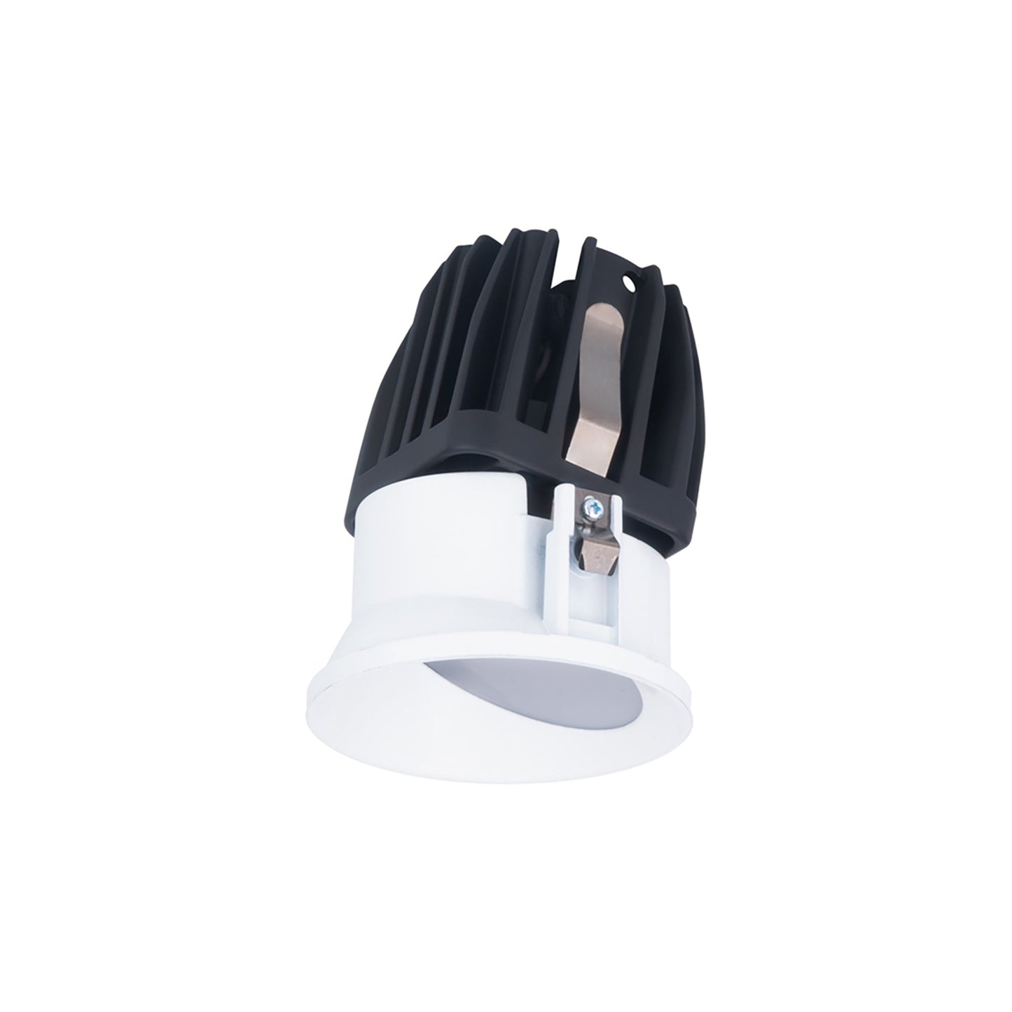 FQ 2" Shallow Round Wall Wash LED Recessed Light in White (Wall Wash Trimless).