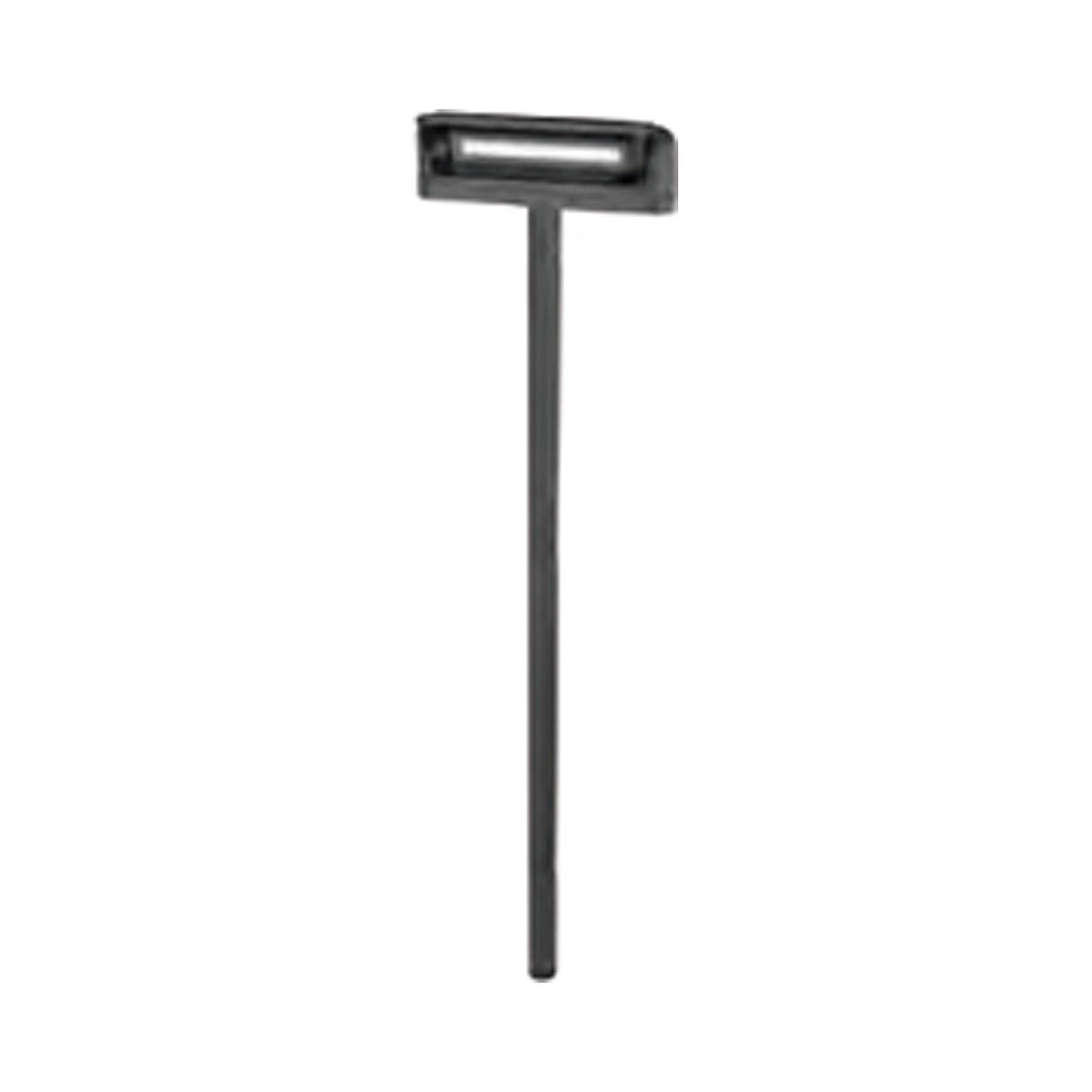 Landscape 12V LED Linear Path Light in Bronze on Brass.