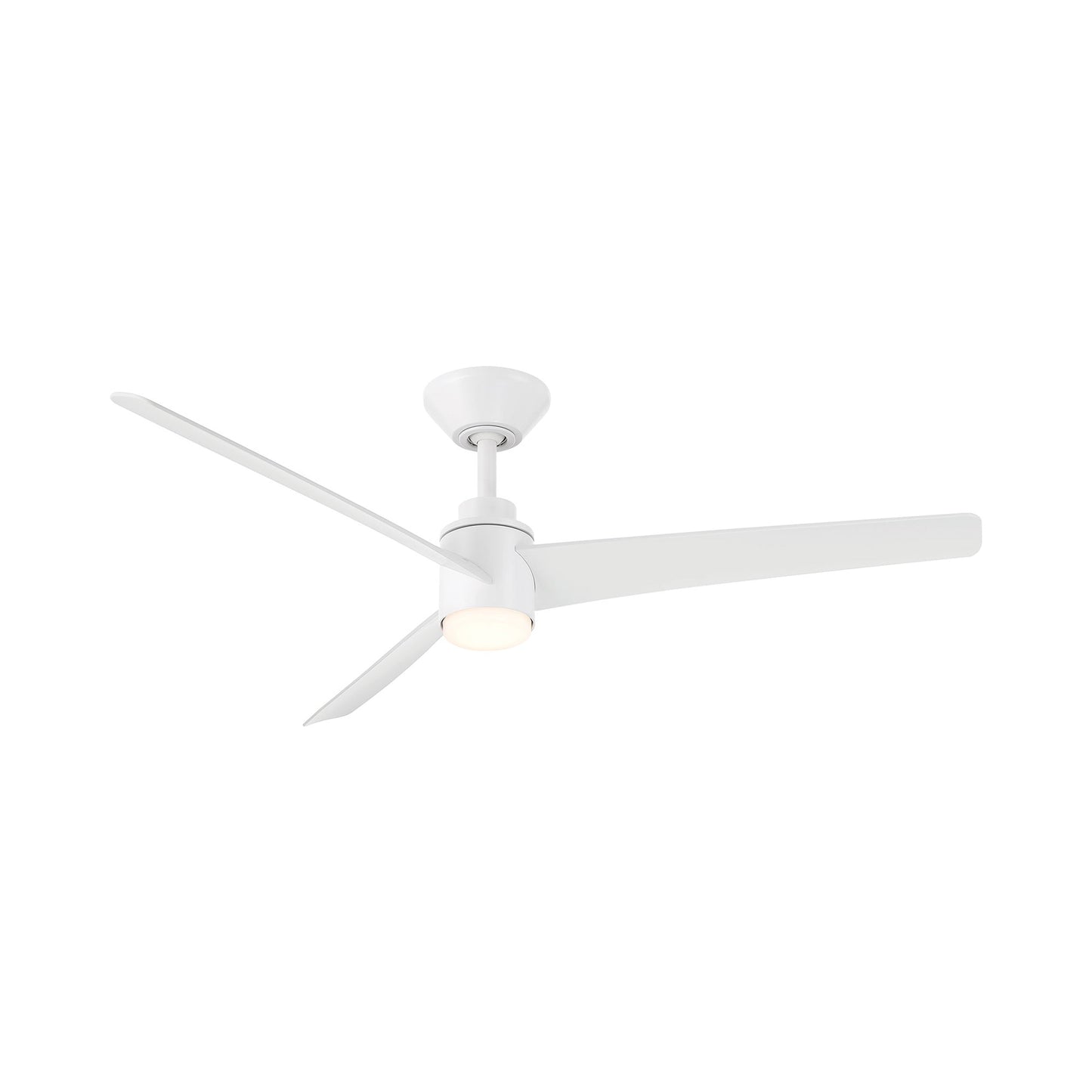 Novelle LED Ceiling Fan in Matte White.