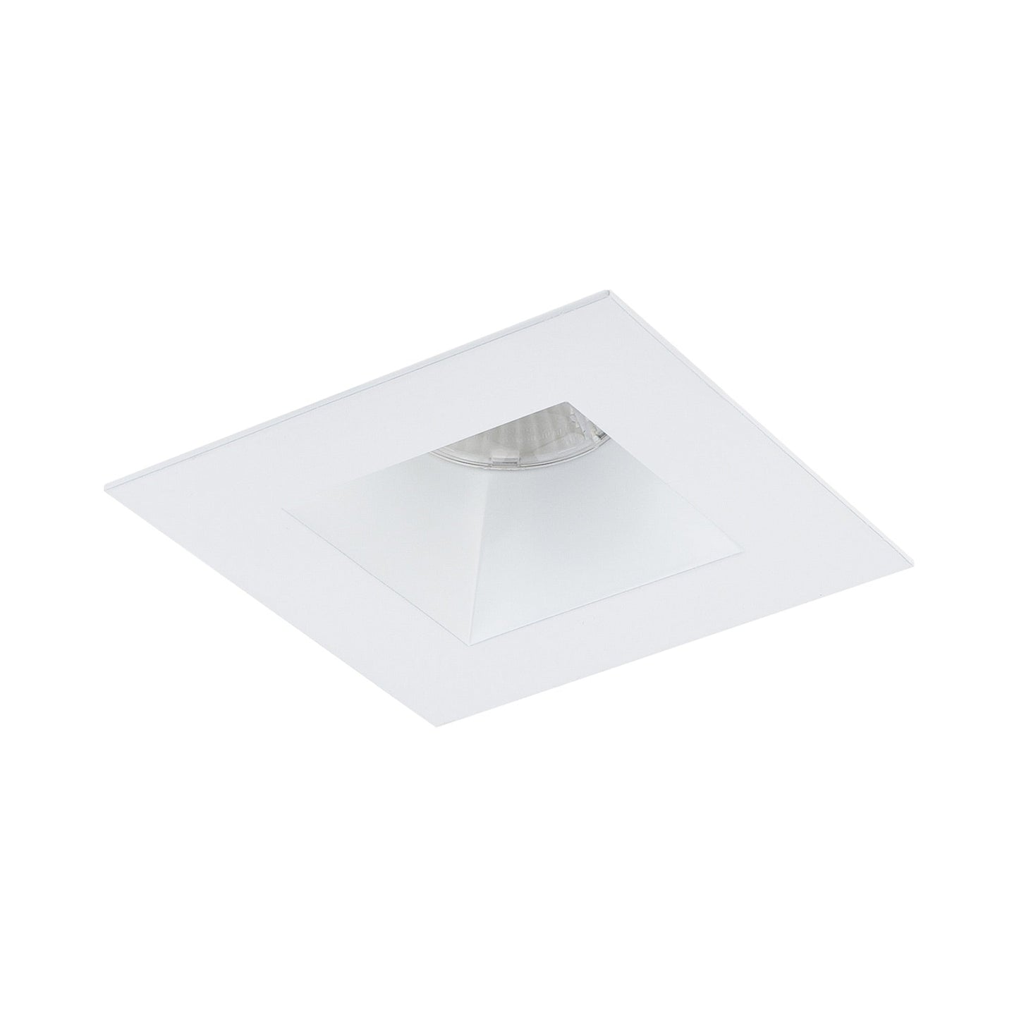 Ocular 3.0 Square Downlight LED Recessed Trim in White.