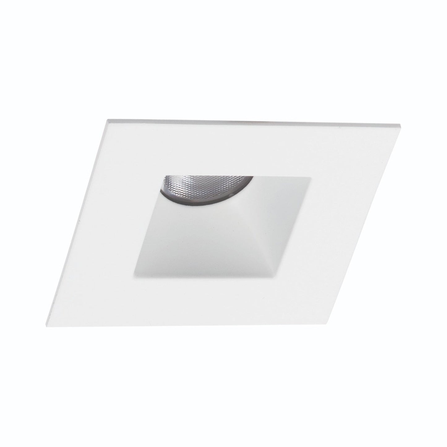 Ocularc 1.0 Square Open Reflector LED Recessed Trim in White.