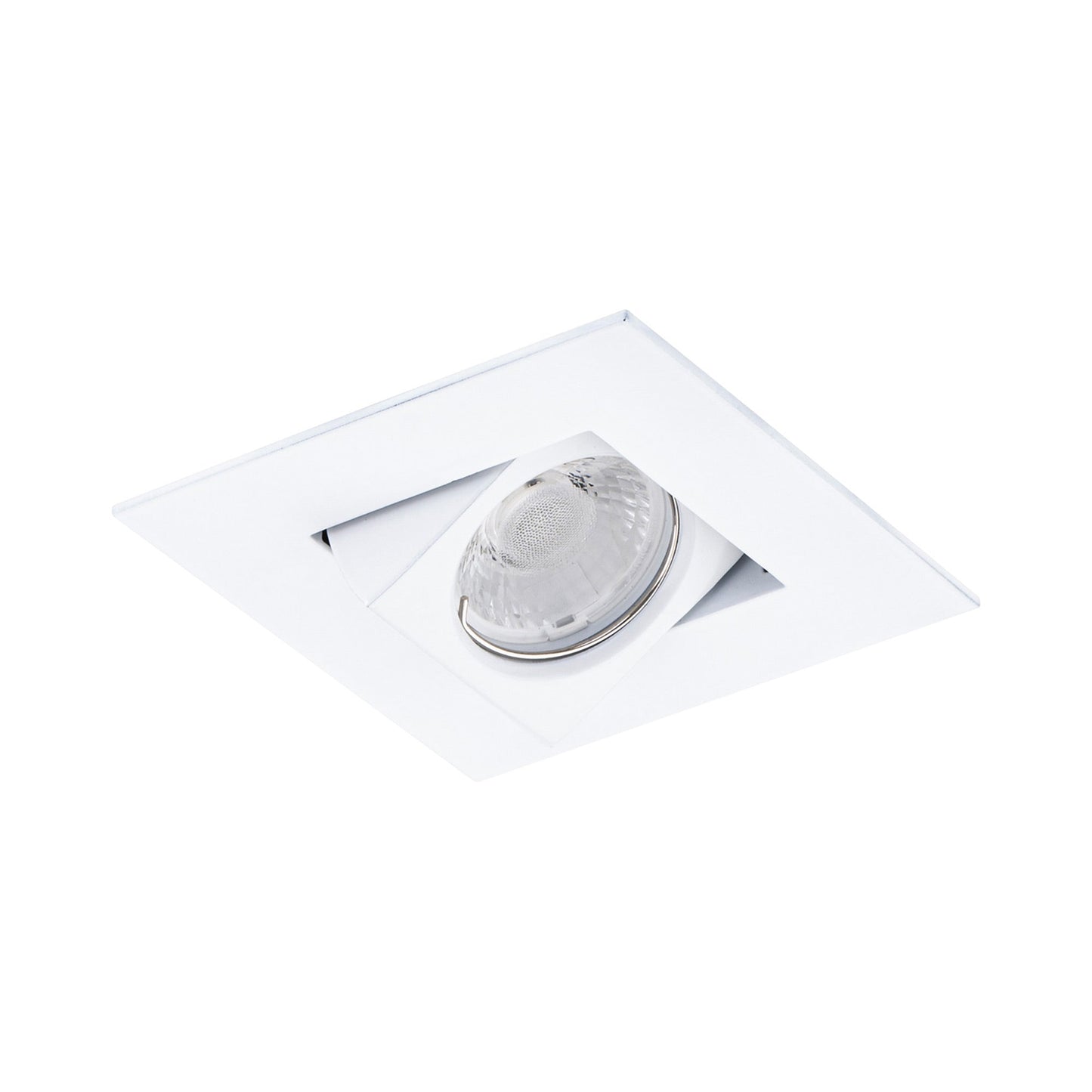 Ocularc 2.0 Square Adjustable 11W LED Recessed Trim in White.