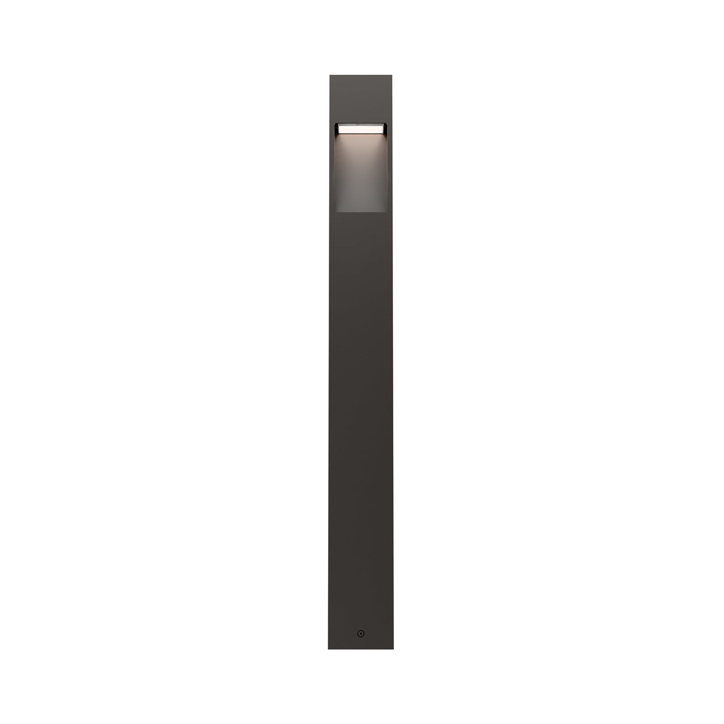 Standup Outdoor LED Path Light in Bronze on Aluminum.