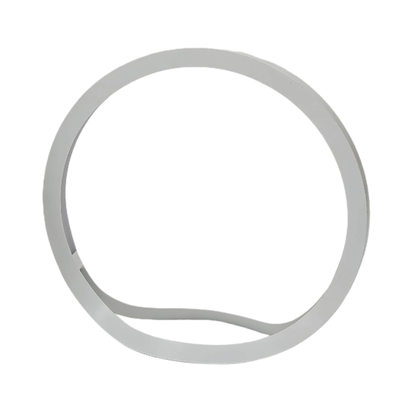 Hoop LED Table Lamp in White (Large).