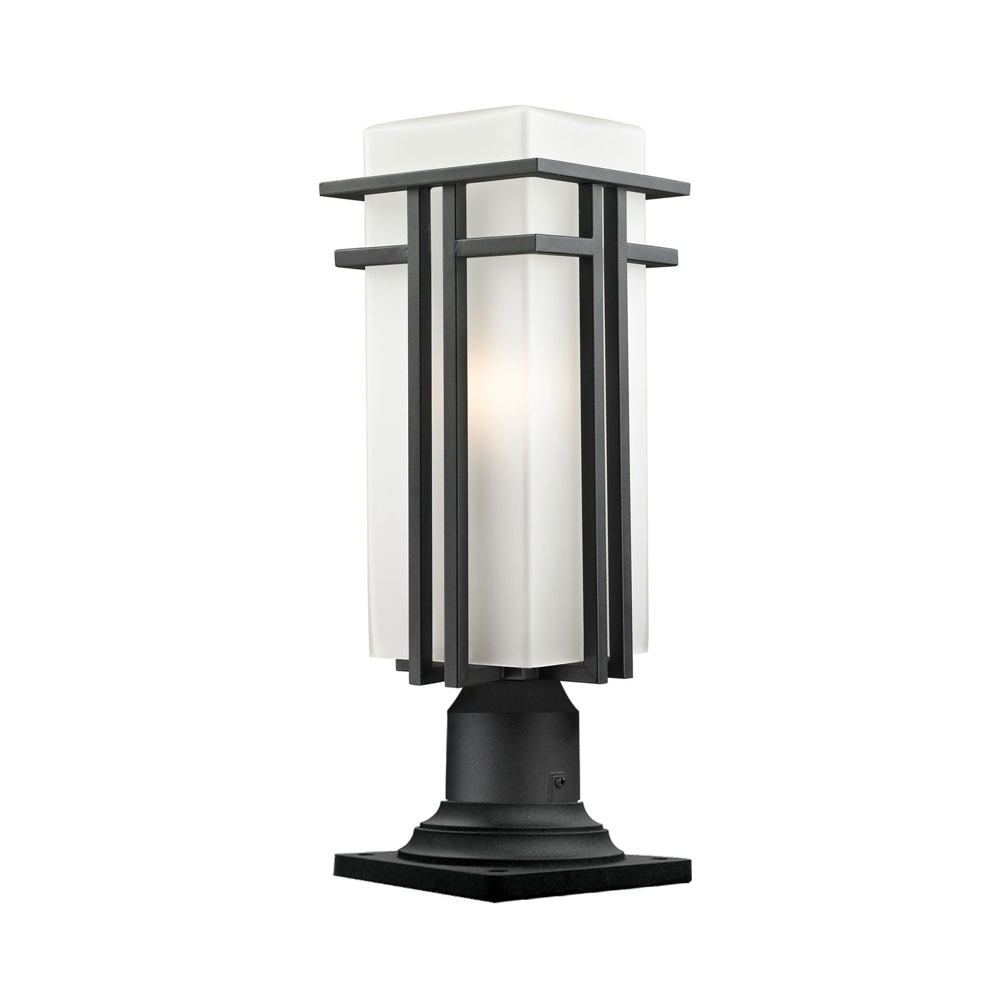 Abbey Round Outdoor Pier Mount Light (21.5-Inch).