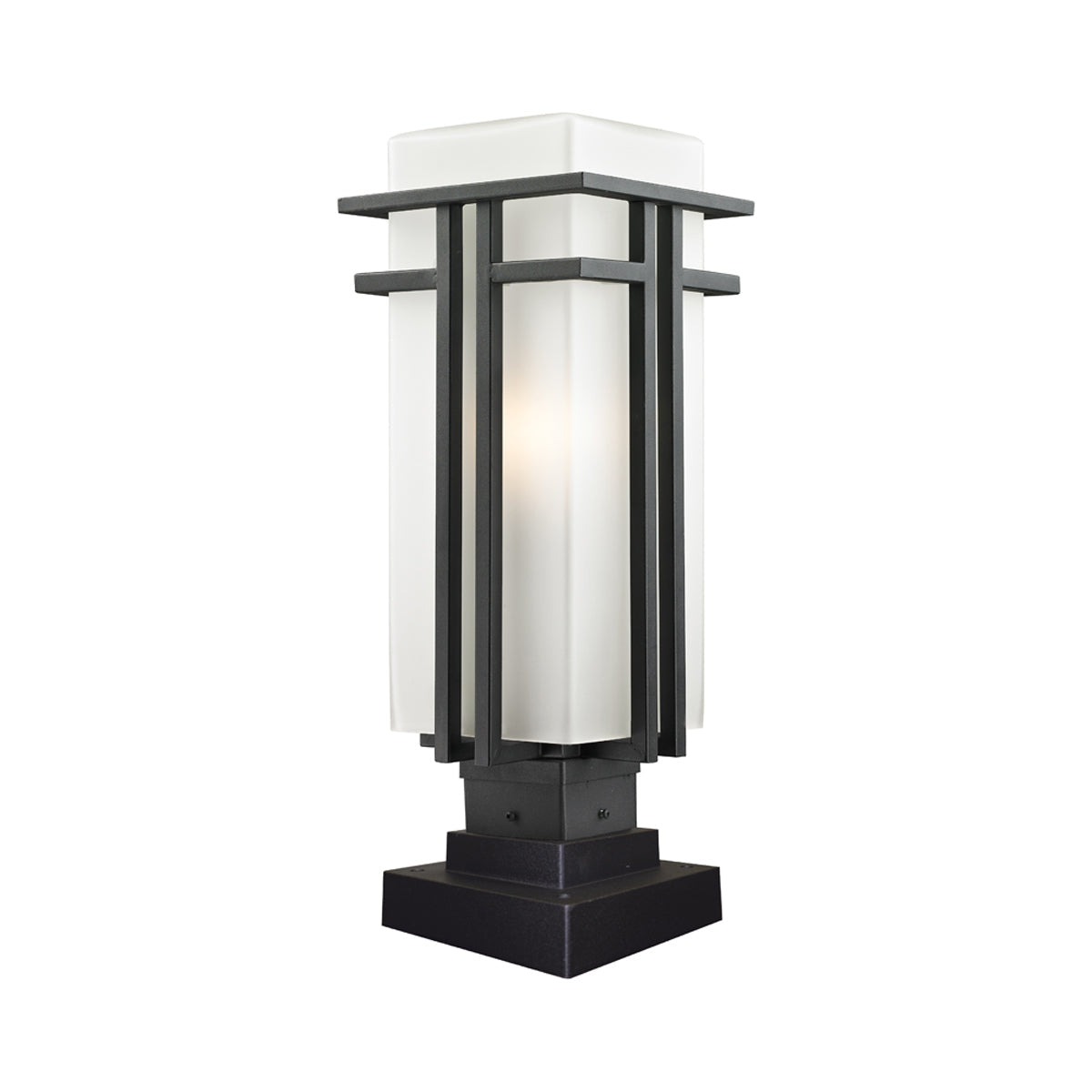 Abbey Square Outdoor Pier Mount Light (21.75-Inch).