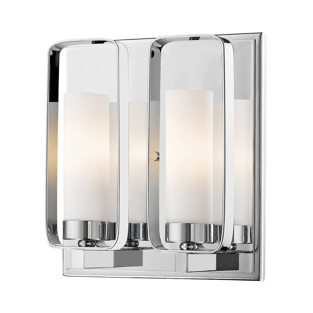 Aideen Wall Light in Chrome (2-Light).