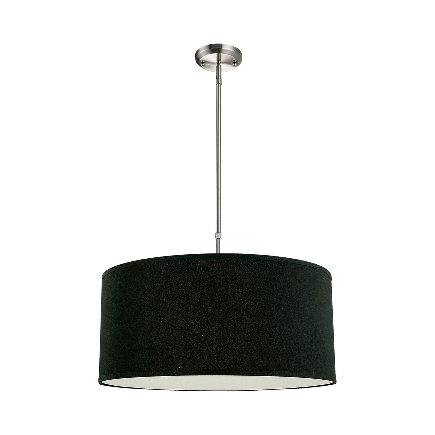 Albion Pendant Light in Black (24-Inch).