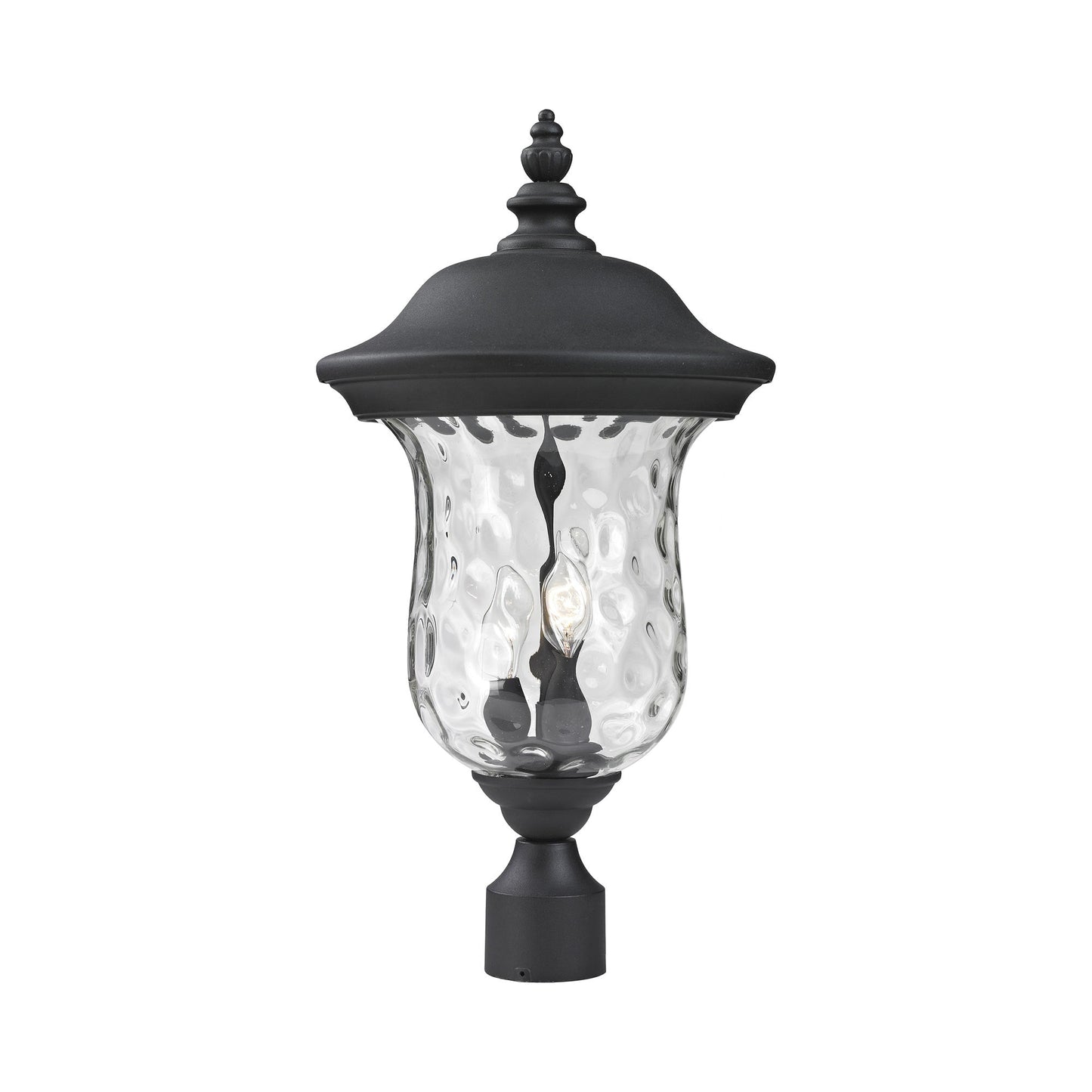 Armstrong Outdoor Post Light in Black (23.5-Inch).